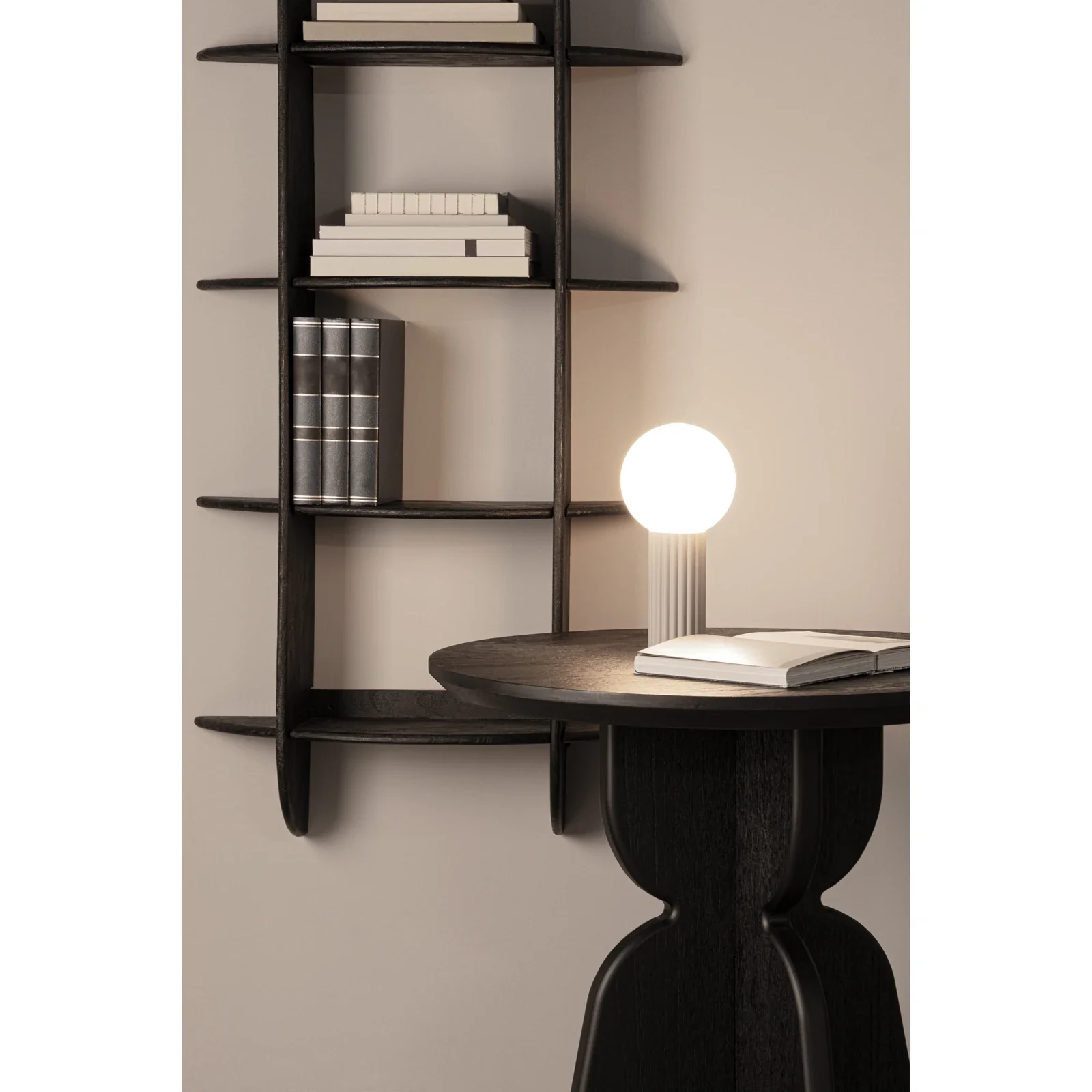 Esstisch 80cm Schwarz Empire - Image 2