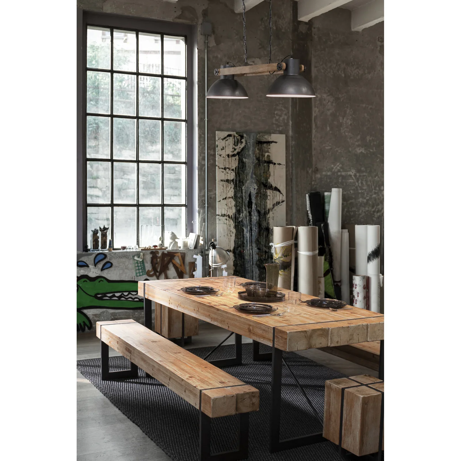 Esstisch 200x90cm Garrett - Image 2