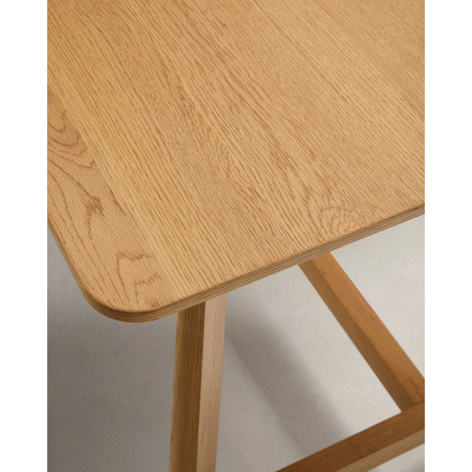 Tisch Idun aus furniertem und massivem Eichenholz mit Finish in natürlichem Farbton FSC Mix Credit 220 x 100 cm - Image 11