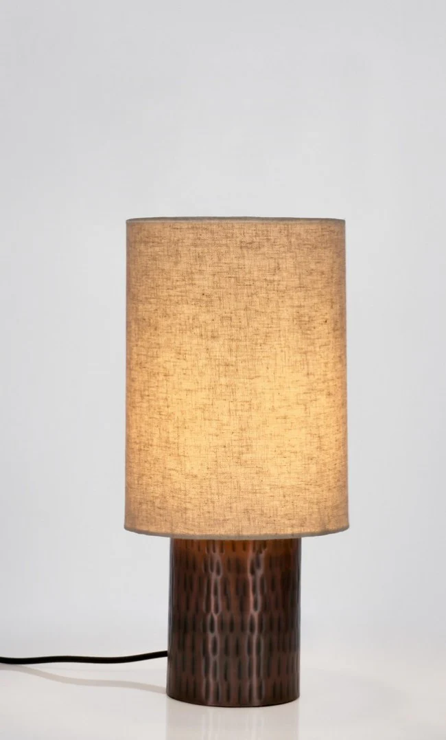 Tischlampe Bihar Braun Höhe 41cm - Image 3