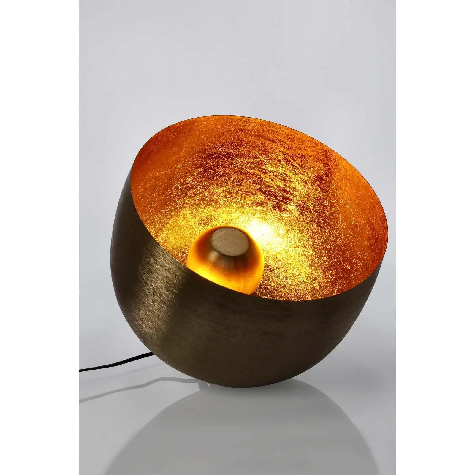 Tischlampe Isham Gold Höhe 32cm - Image 3