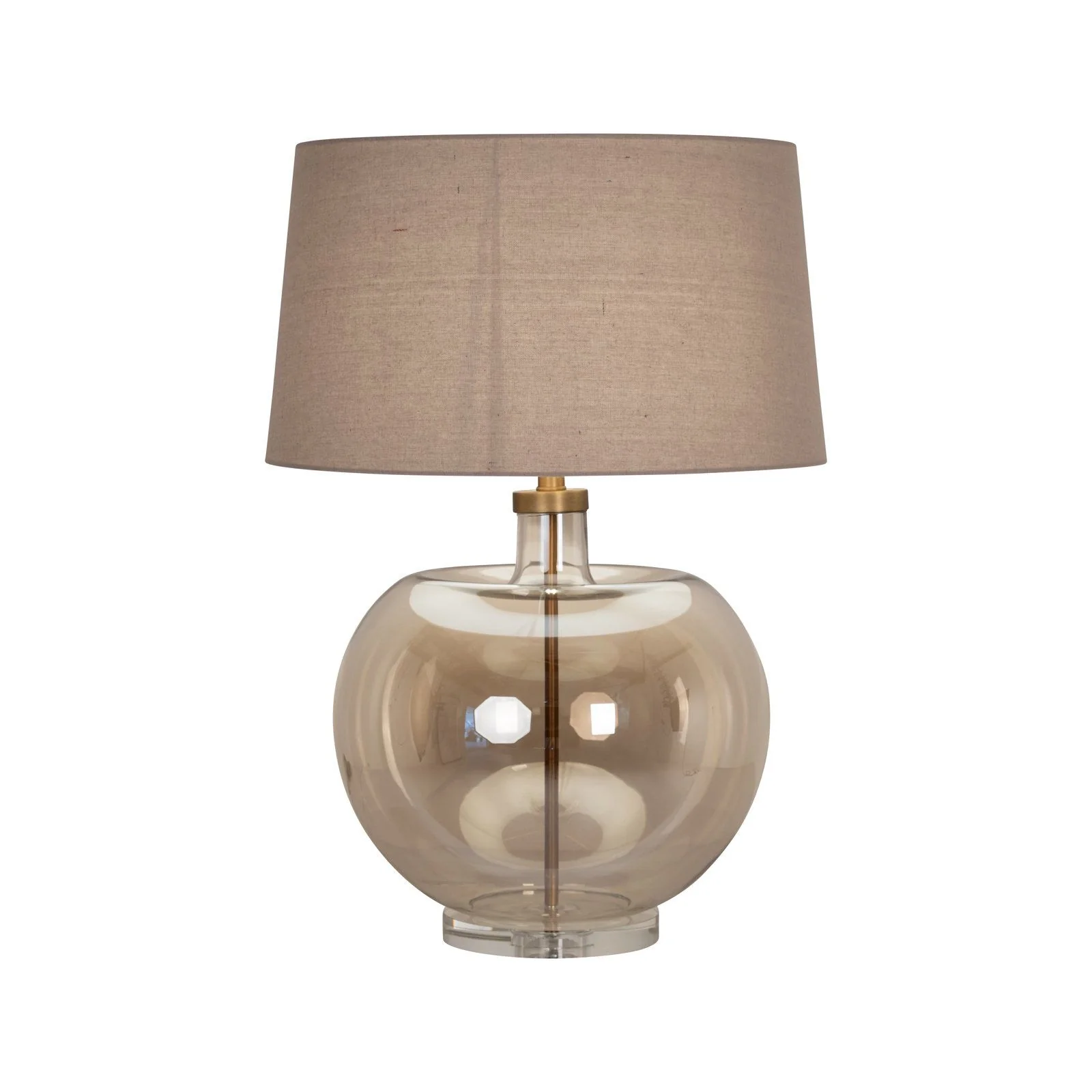 Tischlampe Jazzy in beige aus Eisen und Glas, 51x51x73 cm - Image 5