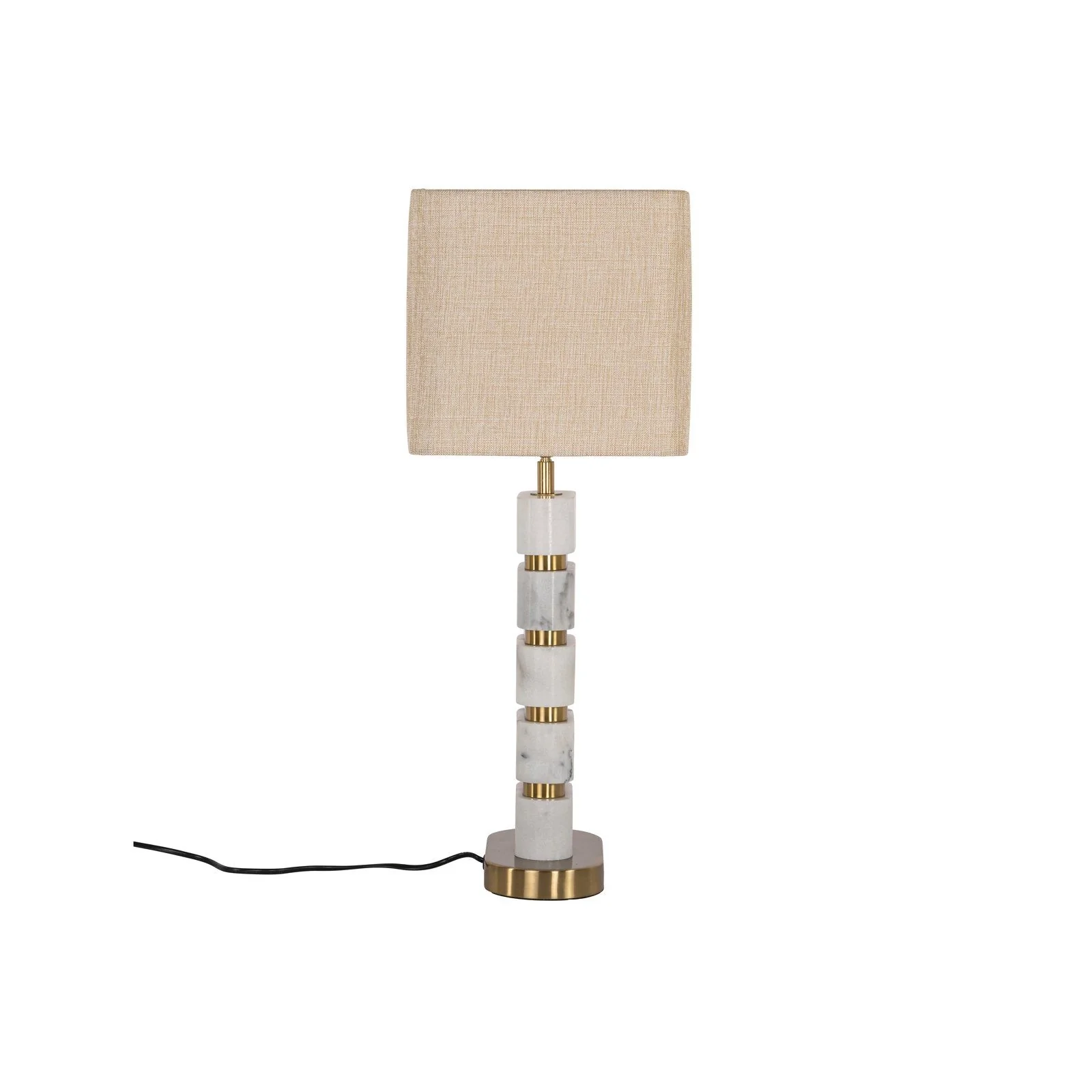 Tischlampe Lenore in gold aus Guangxi-Marmor und Eisen, 40x24x64 cm - Image 9