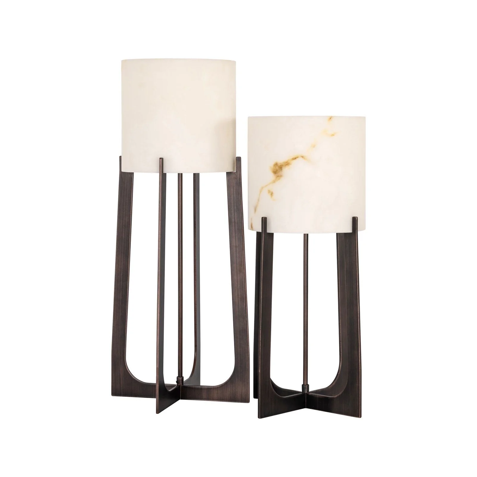 Tischlampe Loura in kupfer aus Eisen und Kunstmarmor - Image 4