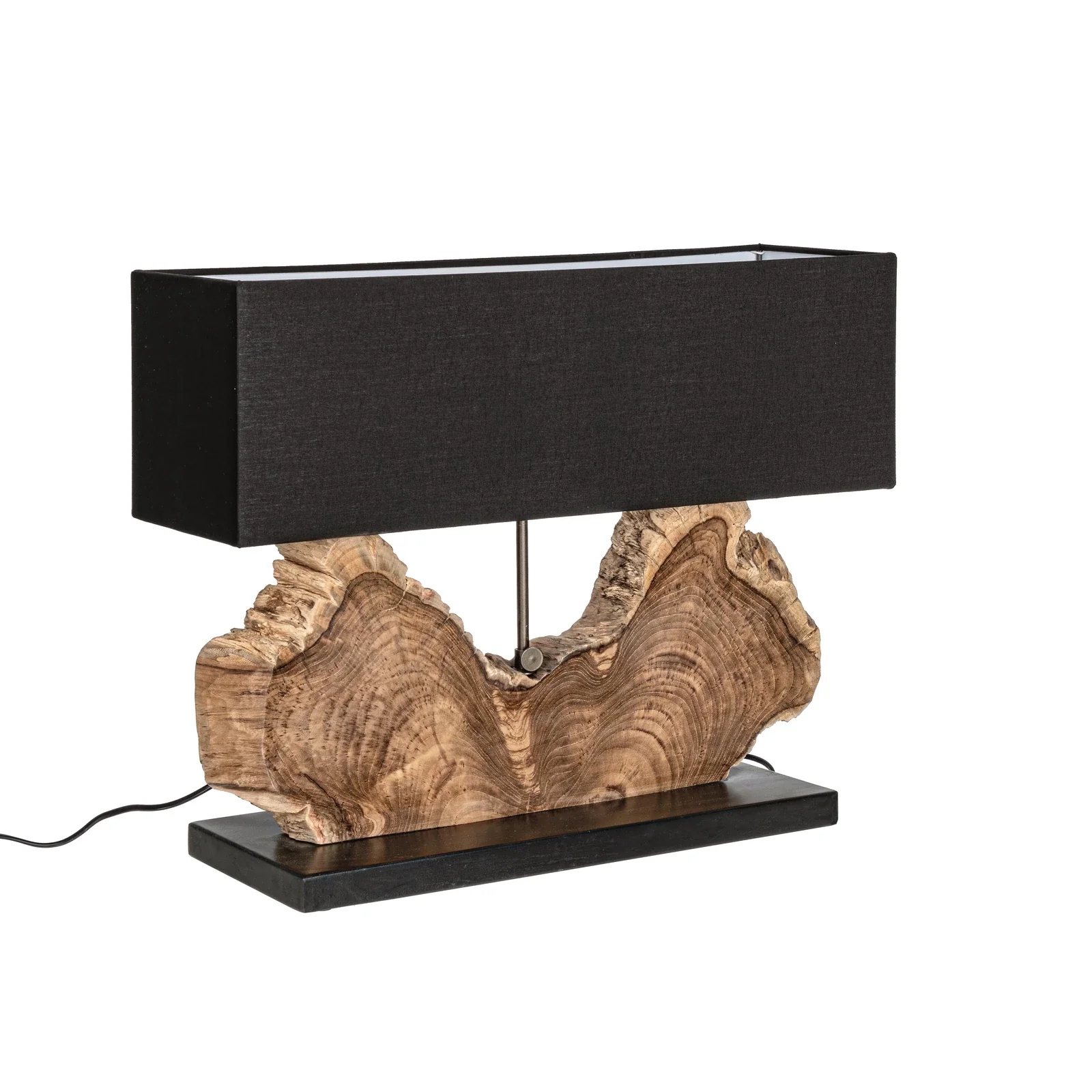 Tischlampe Naga Schwarz Höhe 55cm