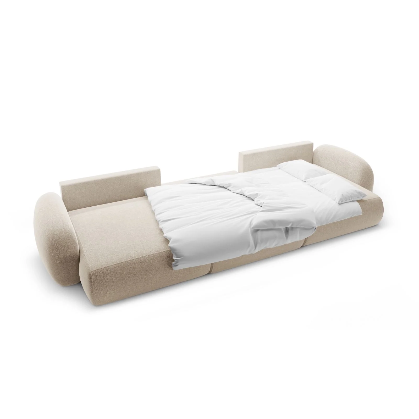 Tonale 5-Sitzer Panorama Sofa aus Chenille, 362x149x88 cm - Image 11