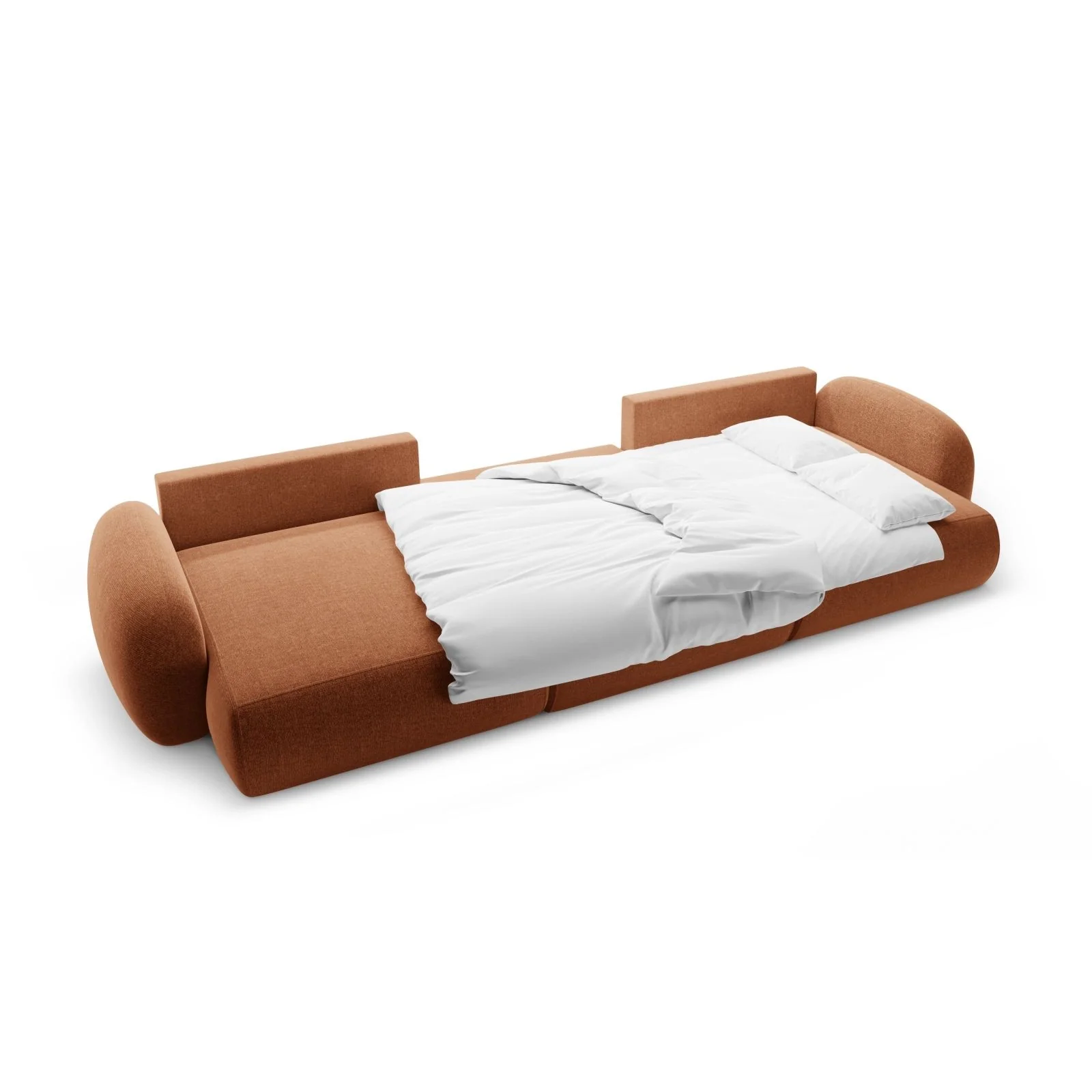 Tonale 5-Sitzer Panorama Sofa aus Chenille, 362x149x88 cm - Image 18