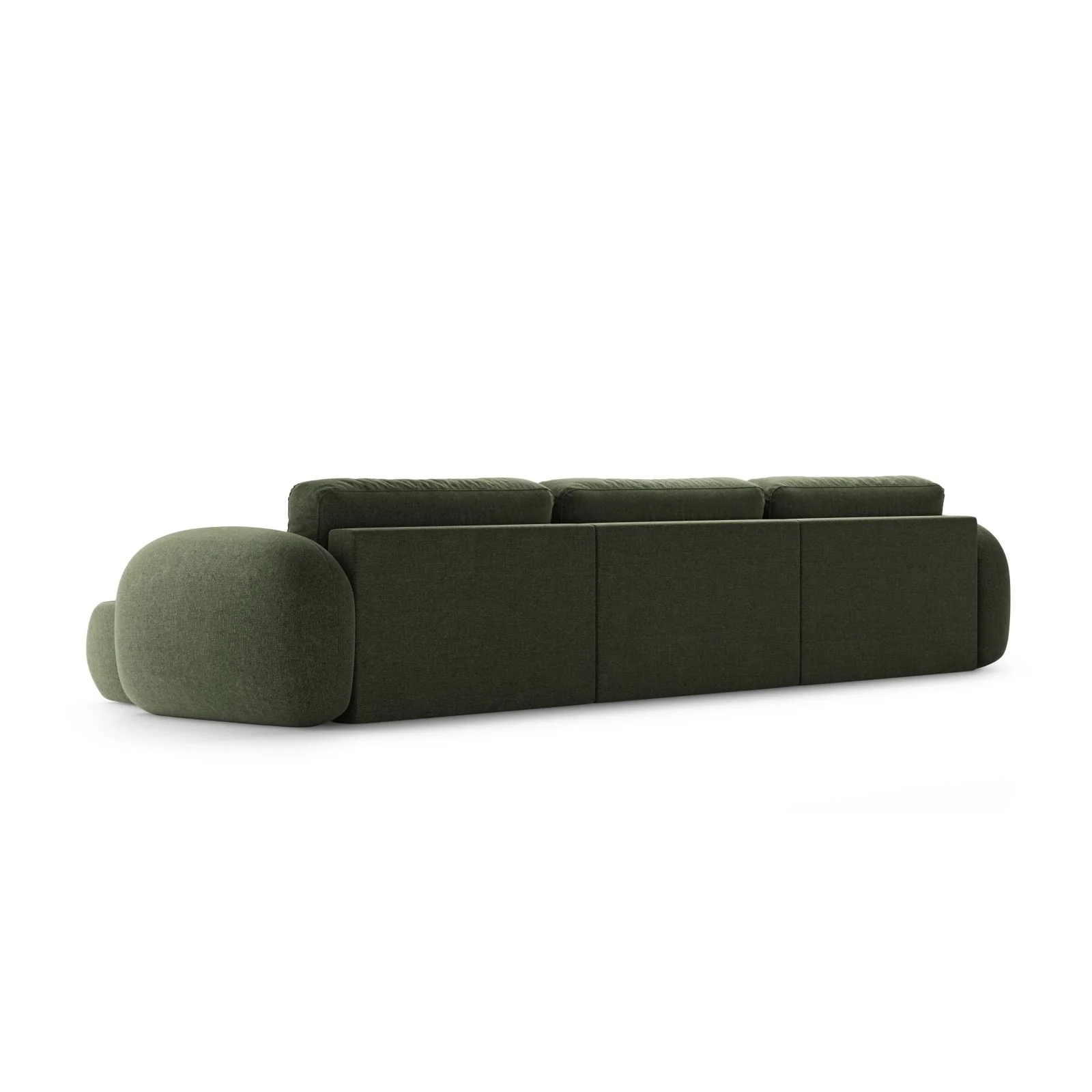 Tonale 5-Sitzer Panorama Sofa aus Chenille, 362x149x88 cm - Image 27