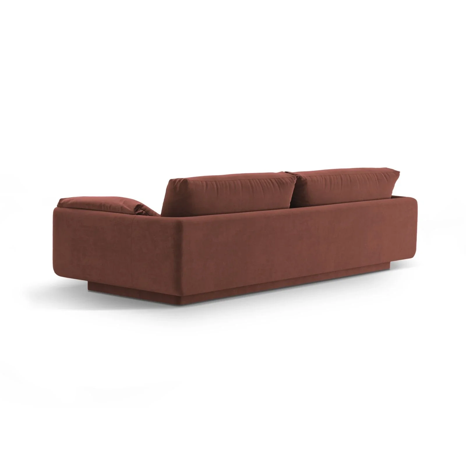 Torino 3-Sitzer Sofa aus Samt oder Strukturstoff, 220x103 cm - Image 13