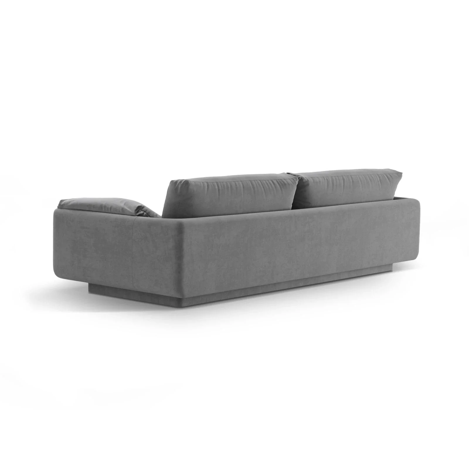 Torino 3-Sitzer Sofa aus Samt oder Strukturstoff, 220x103 cm - Image 18