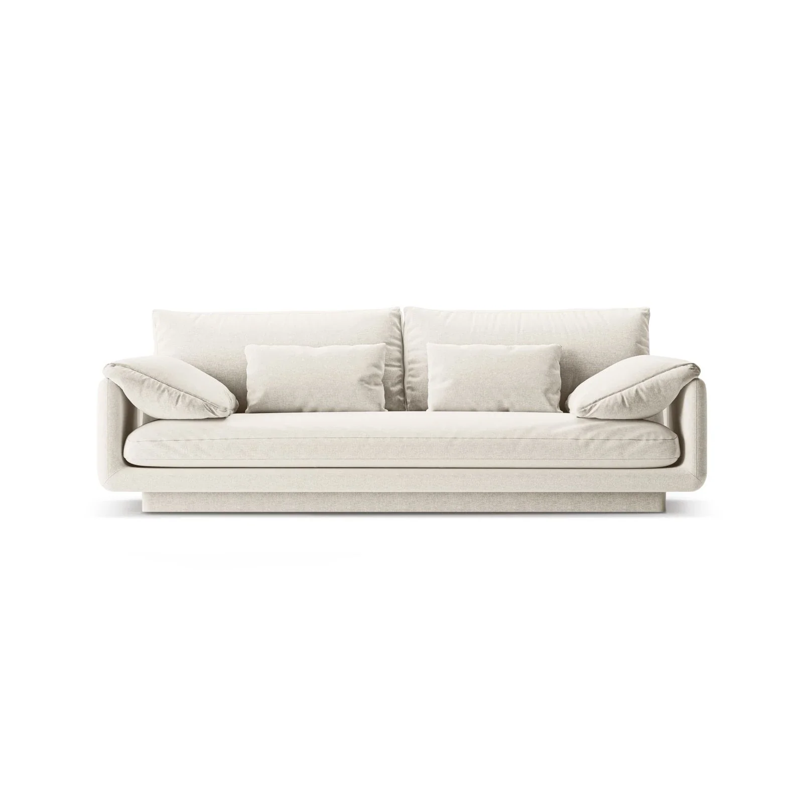Torino 3-Sitzer Sofa aus Samt oder Strukturstoff, 220x103 cm - Image 31