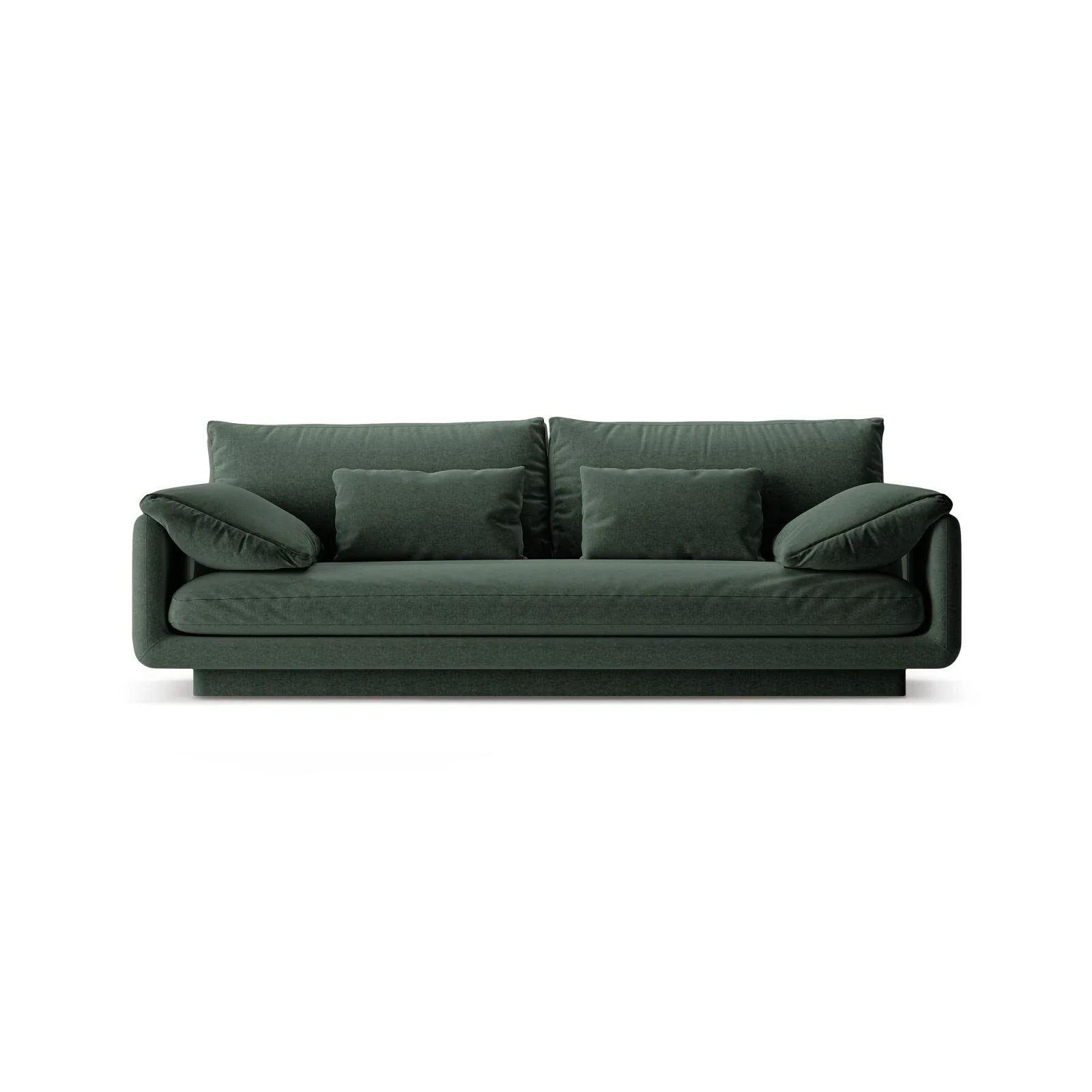 Torino 3-Sitzer Sofa aus Samt oder Strukturstoff, 220x103 cm - Image 41