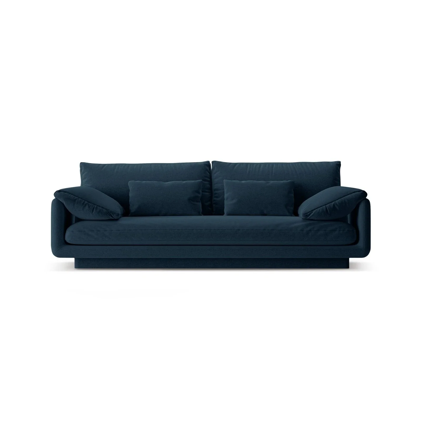 Torino 3-Sitzer Sofa aus Samt oder Strukturstoff, 220x103 cm - Image 46