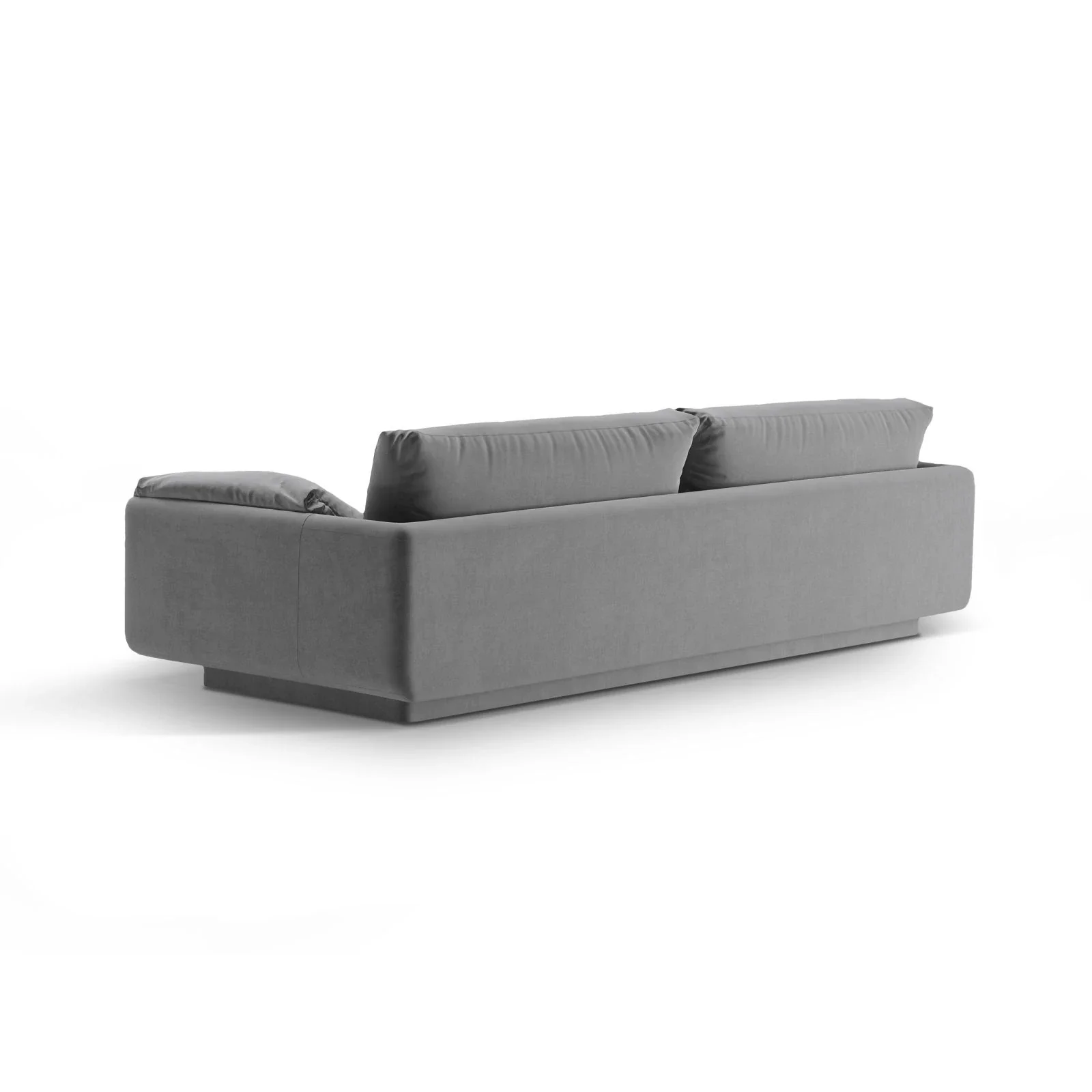 Torino 4-Sitzer Sofa aus Samt oder Strukturstoff, 250x103 cm - Image 18