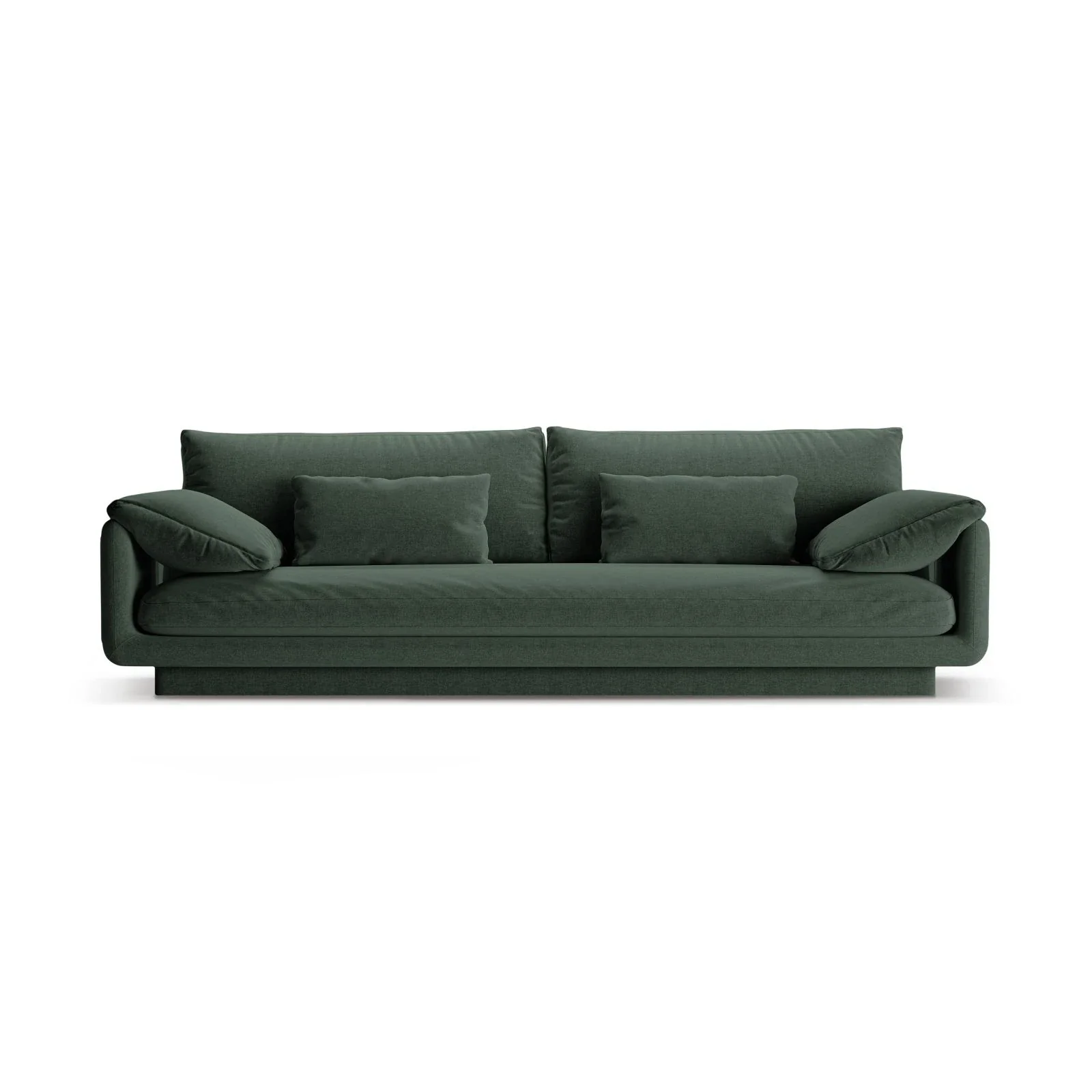 Torino 4-Sitzer Sofa aus Samt oder Strukturstoff, 250x103 cm - Image 41