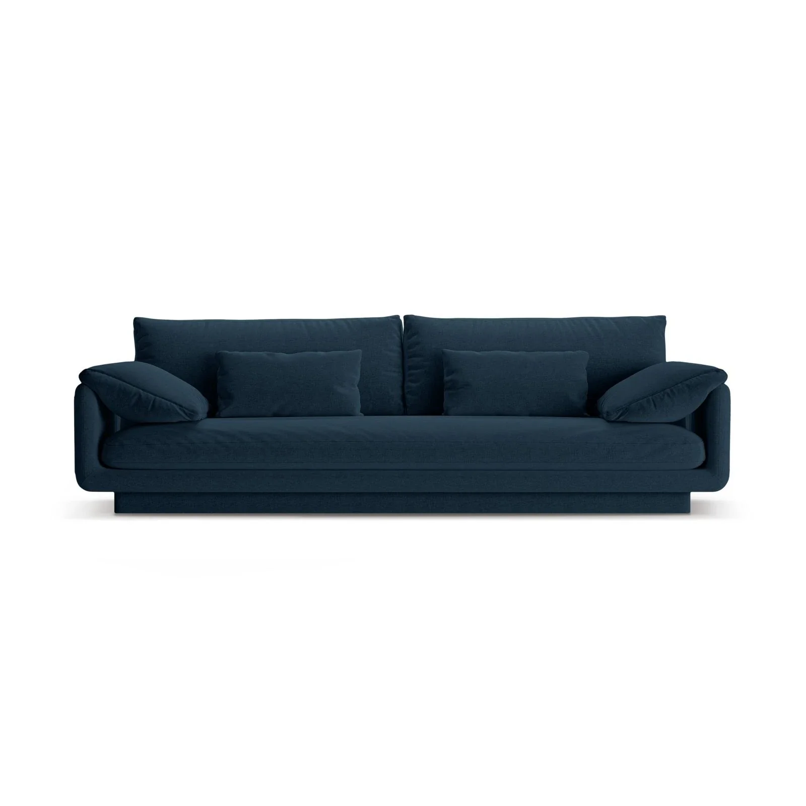 Torino 4-Sitzer Sofa aus Samt oder Strukturstoff, 250x103 cm - Image 46