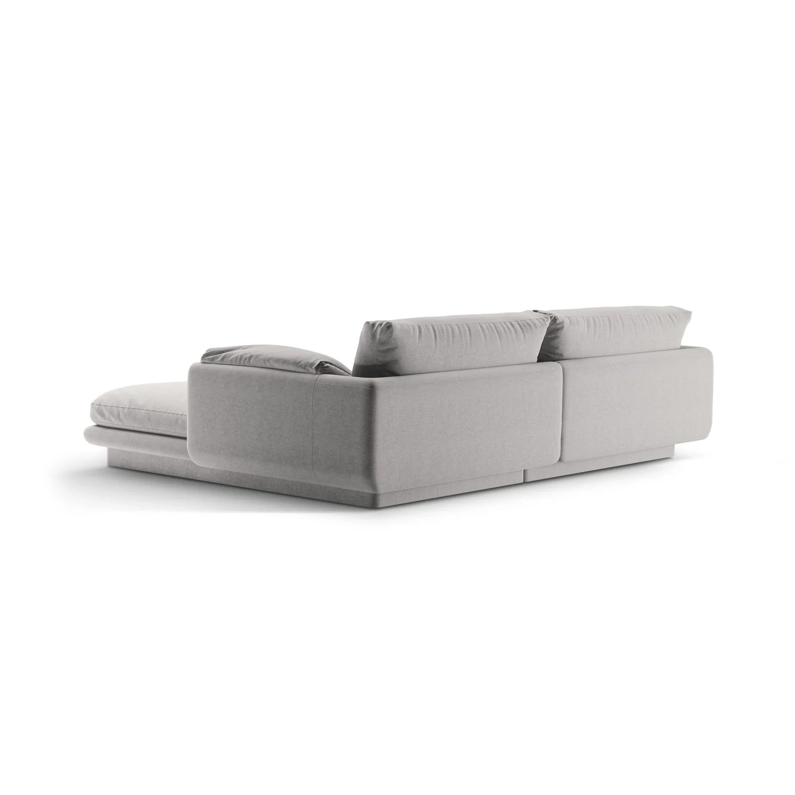 Torino Ecksofa, Linke Seite, aus Samt oder Strukturstoff, 220x170 cm - Image 64