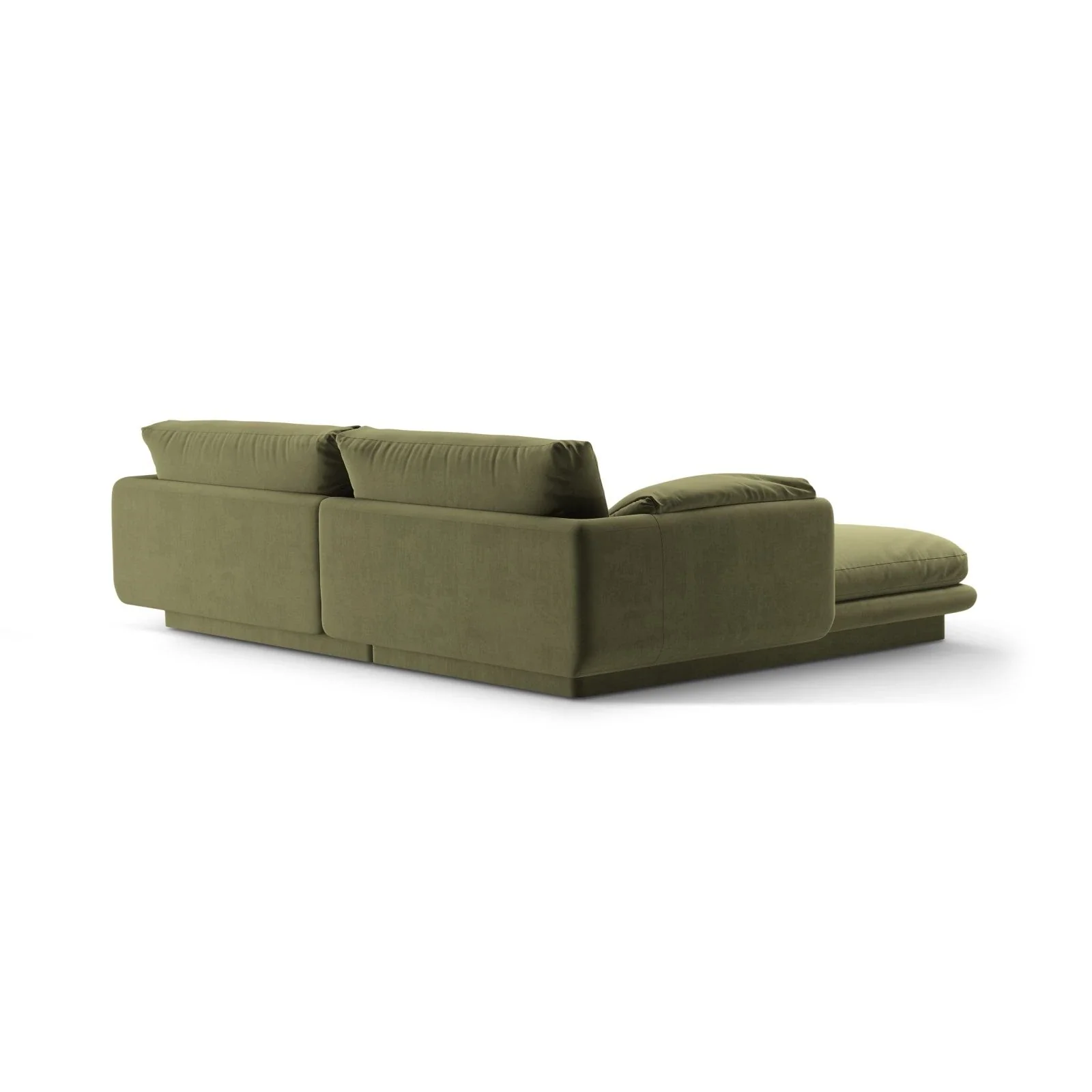 Torino Ecksofa, Rechte Seite, aus Samt oder Strukturstoff, 220x170 cm - Image 33