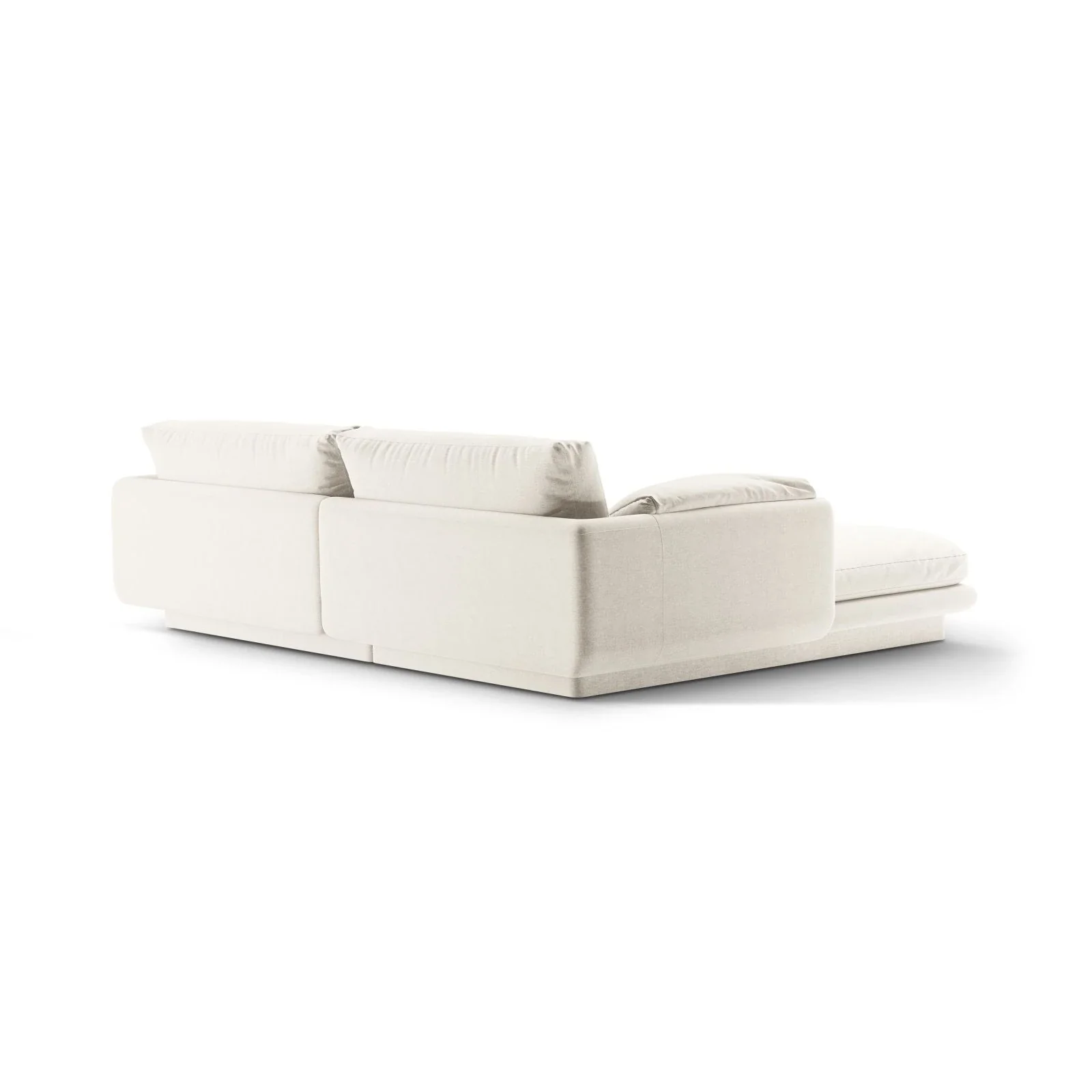 Torino Ecksofa, Rechte Seite, aus Samt oder Strukturstoff, 220x170 cm - Image 39