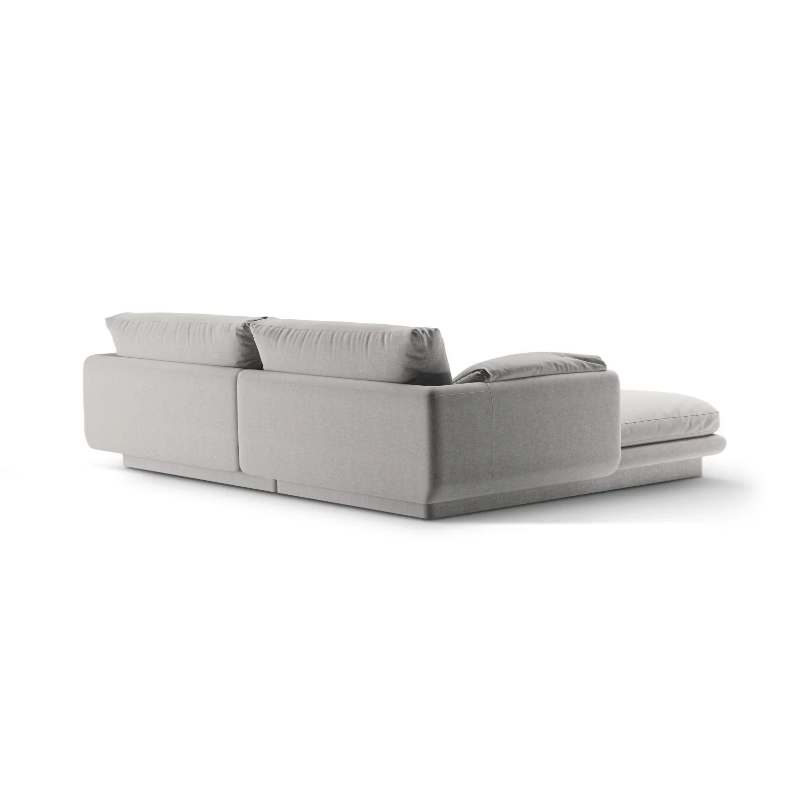 Torino Ecksofa, Rechte Seite, aus Samt oder Strukturstoff, 220x170 cm - Image 63