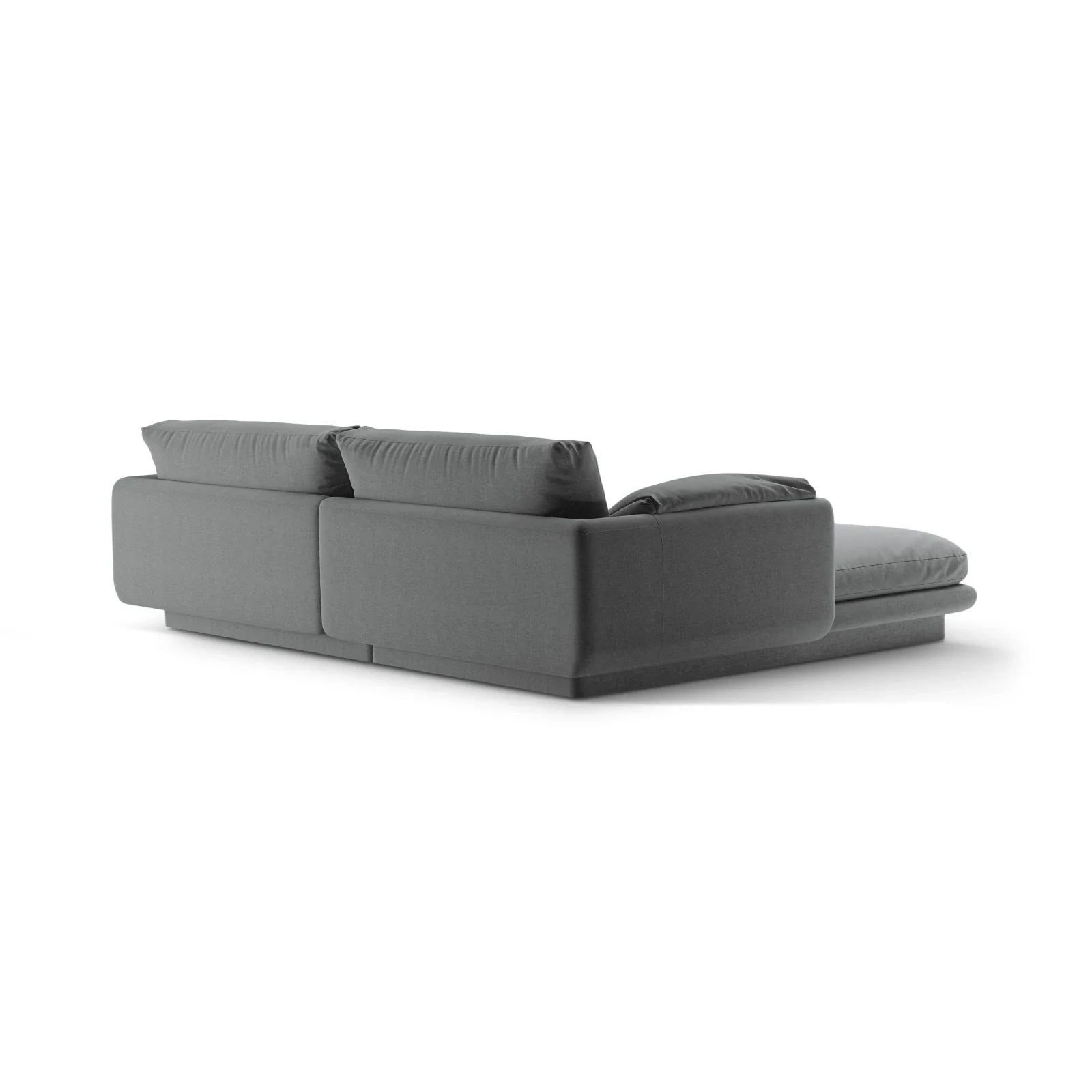 Torino Ecksofa, Rechte Seite, aus Samt oder Strukturstoff, 220x170 cm - Image 69