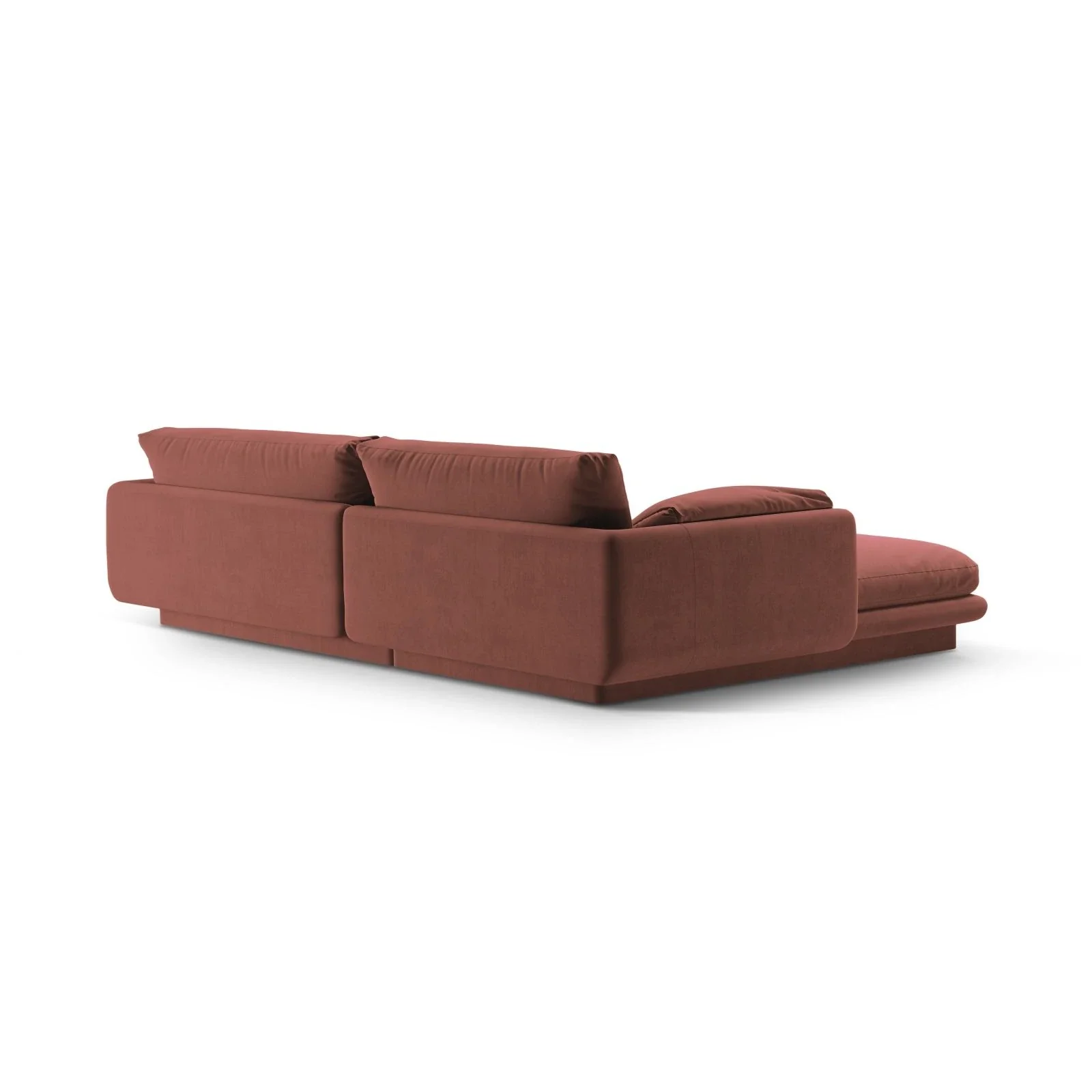 Torino Ecksofa, Rechte Seite, aus Samt oder Strukturstoff, 250x170 cm - Image 15