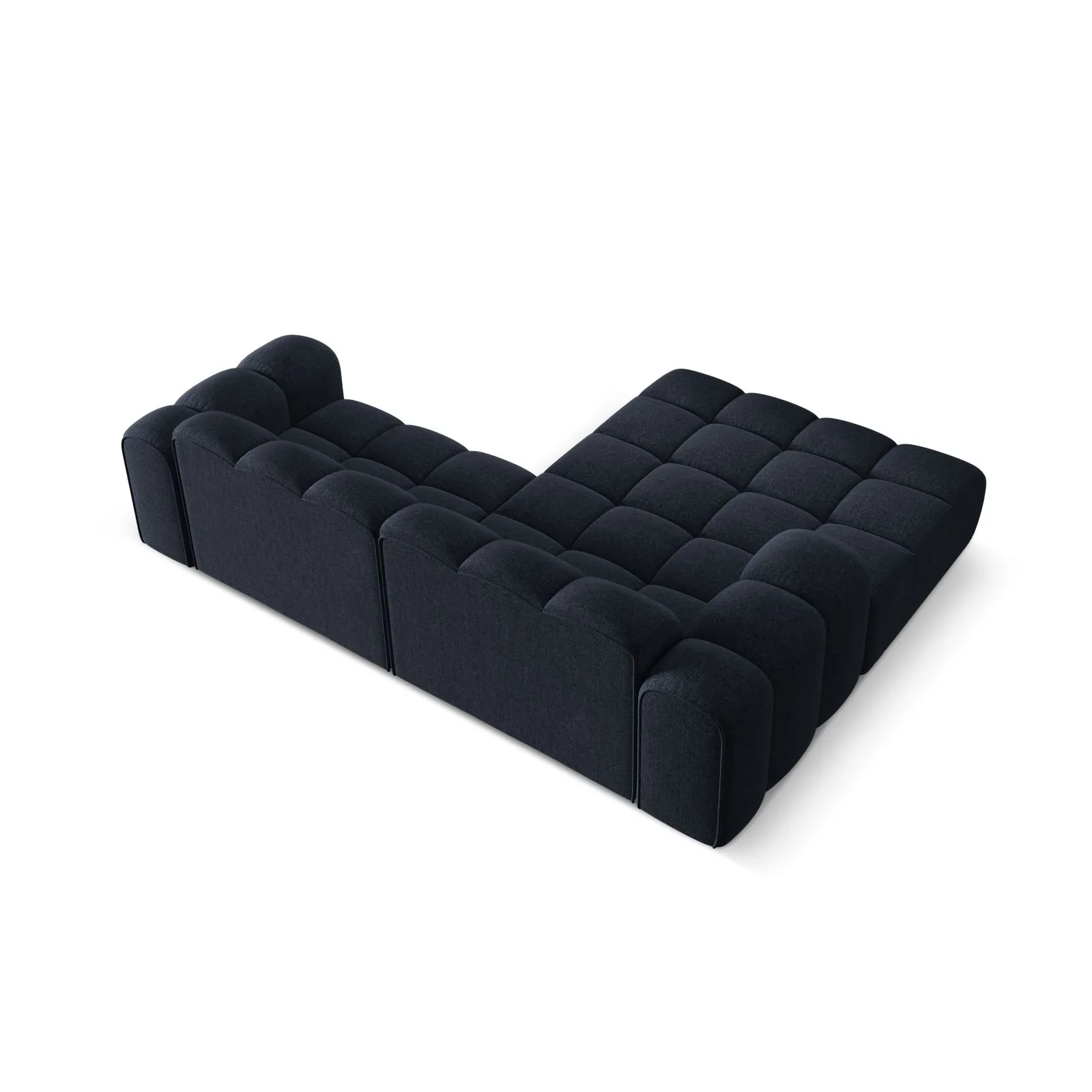 Treno 3-Sitzer Ecksofa, Linke Seite, aus Samt oder Chenille, 240x184x70 cm - Image 30