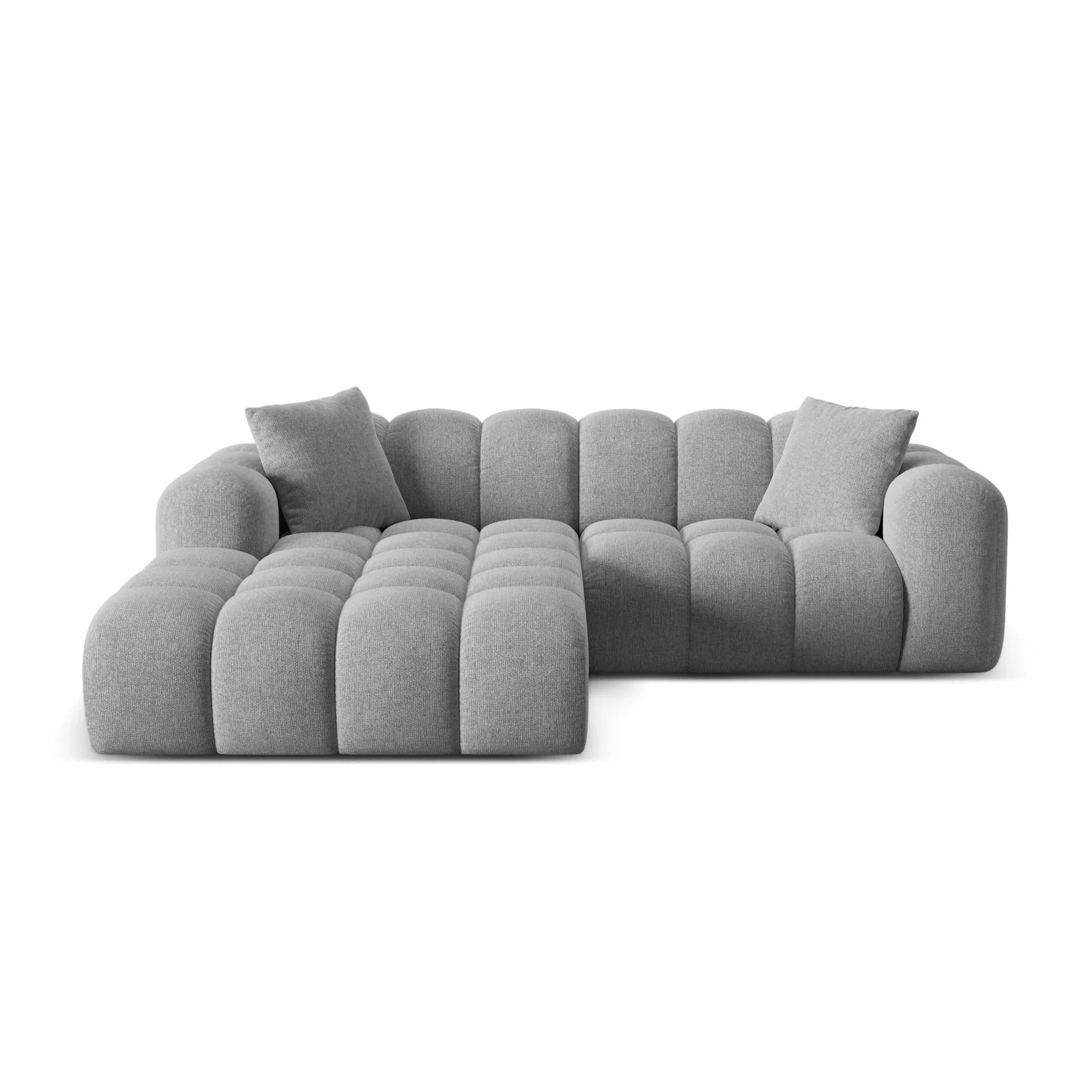 Treno 3-Sitzer Ecksofa, Linke Seite, aus Samt oder Chenille, 240x184x70 cm - Image 31