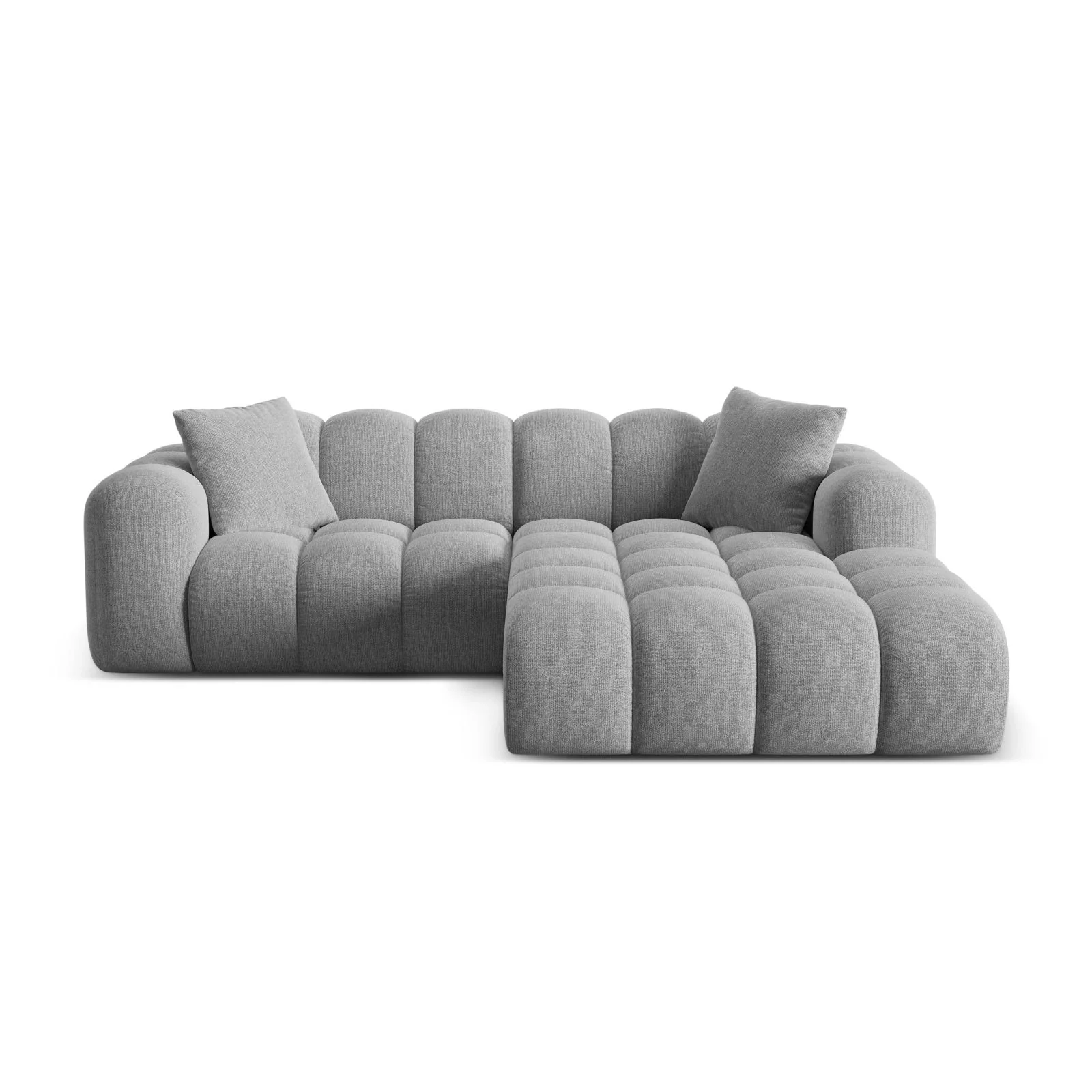 Treno 3-Sitzer Ecksofa, Rechte Seite, aus Samt oder Chenille, 240x184x70 cm - Image 31