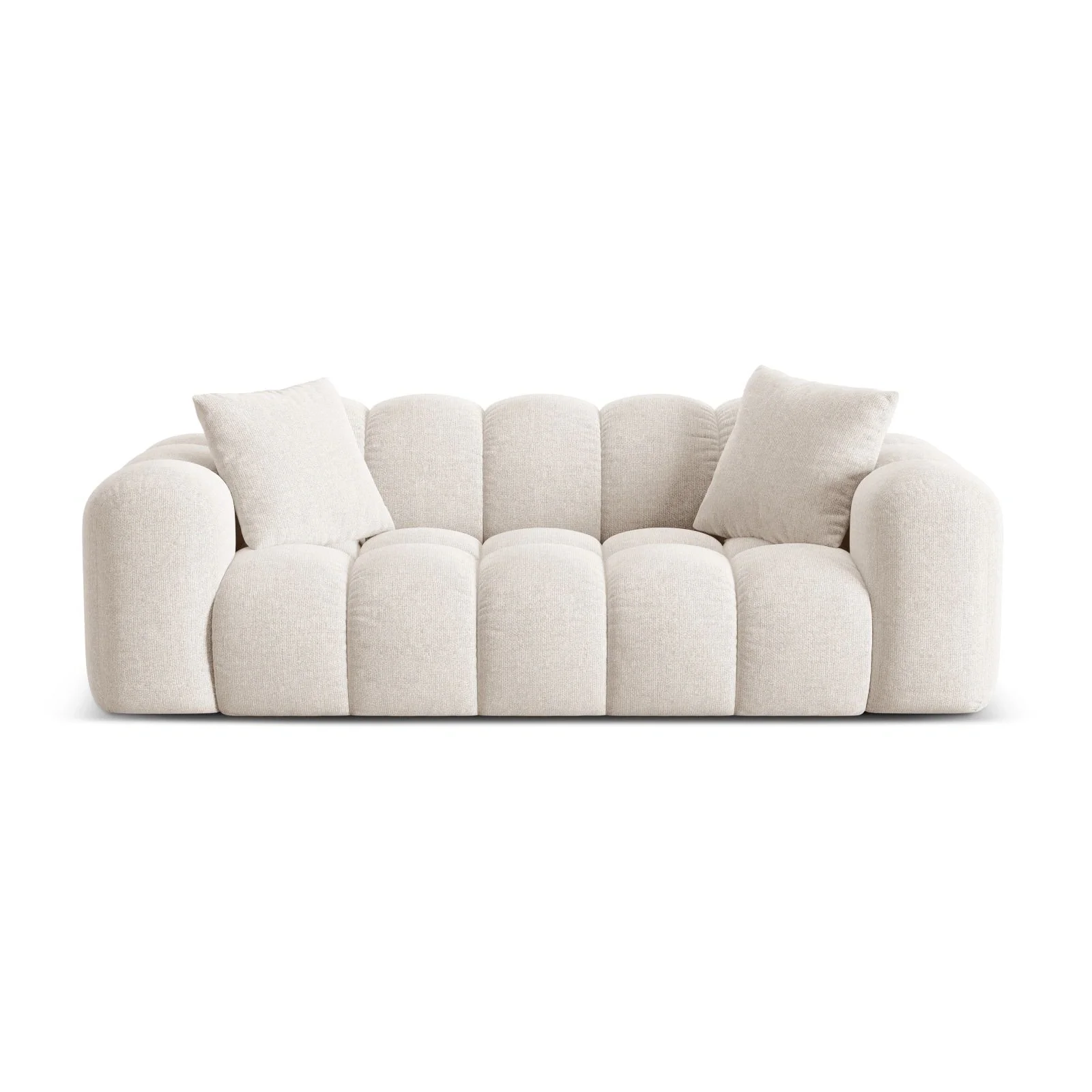 Treno 3-Sitzer Sofa aus Samt oder Chenille, 210x94x70 cm