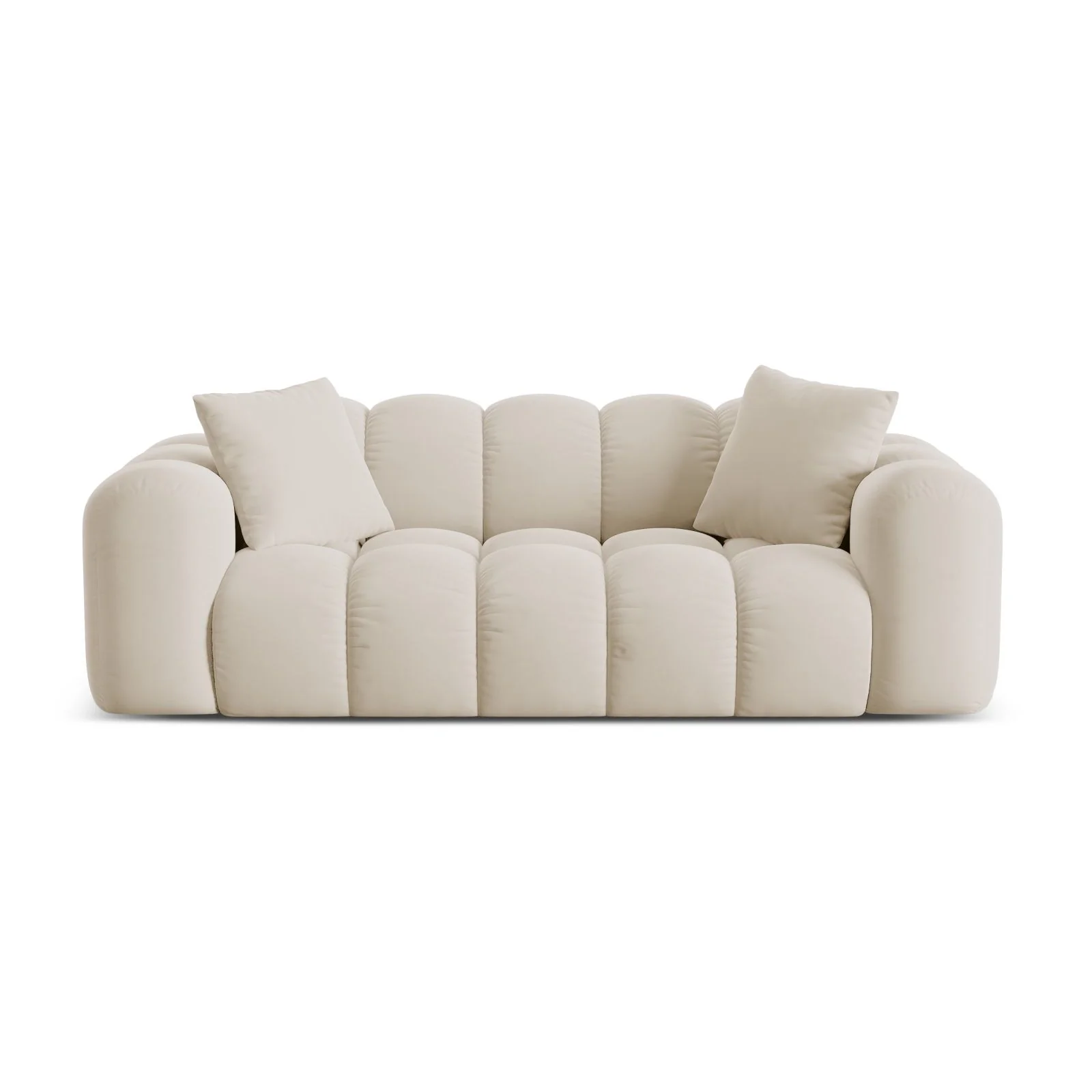 Treno 3-Sitzer Sofa aus Samt oder Chenille, 210x94x70 cm - Image 31