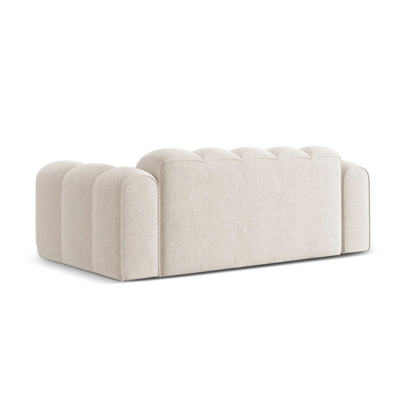 Treno 3-Sitzer Sofa aus Samt oder Chenille, 210x94x70 cm - Image 5