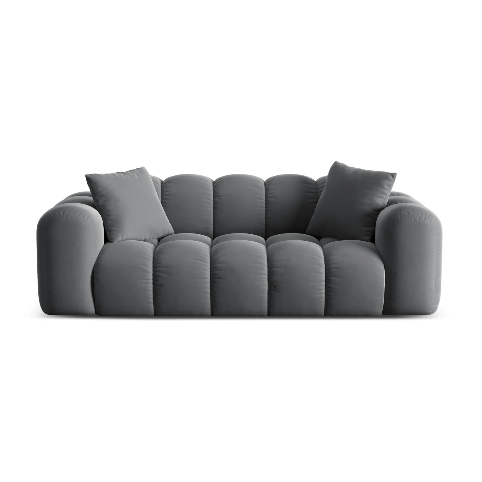Treno 3-Sitzer Sofa aus Samt oder Chenille, 210x94x70 cm - Image 55
