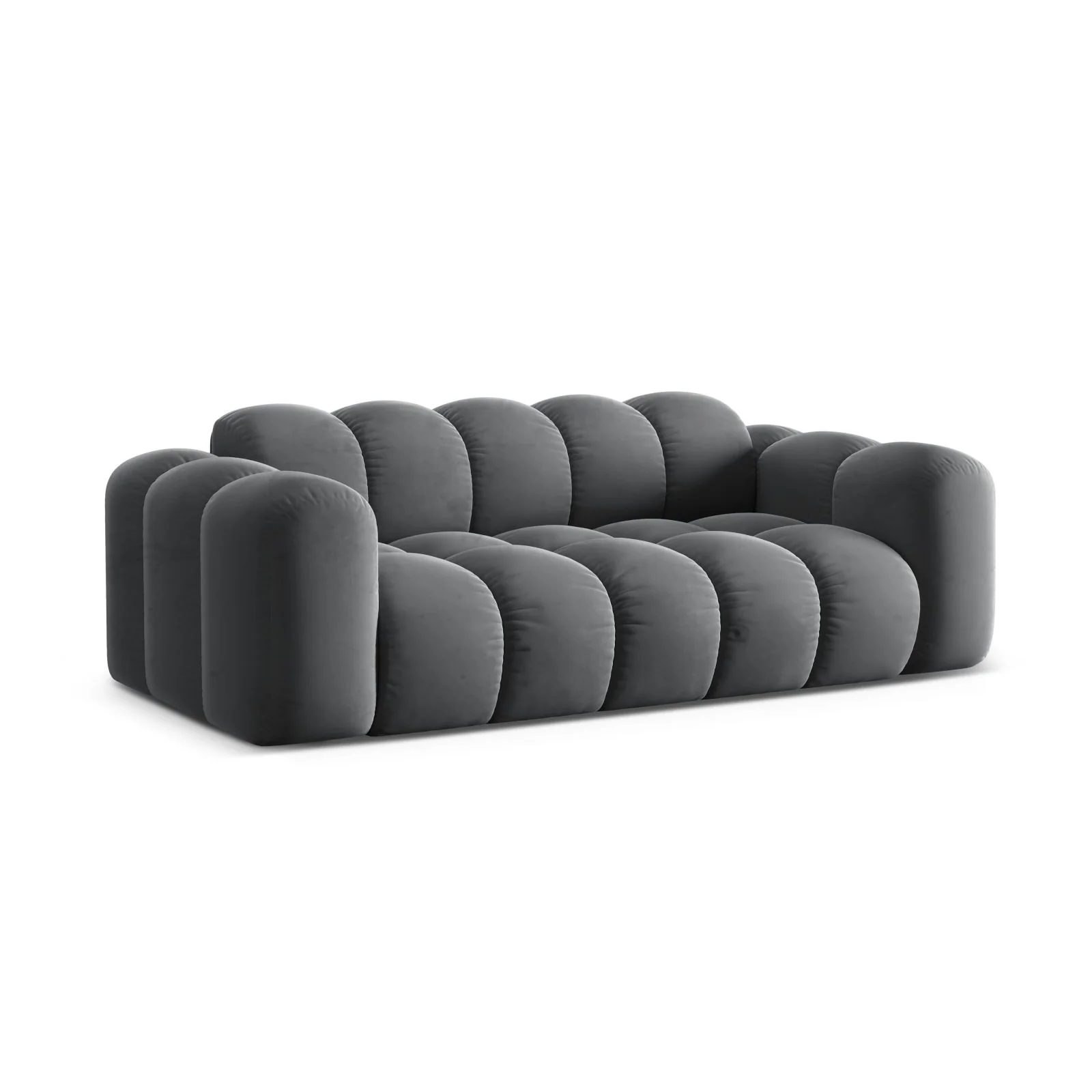 Treno 3-Sitzer Sofa aus Samt oder Chenille, 210x94x70 cm - Image 58