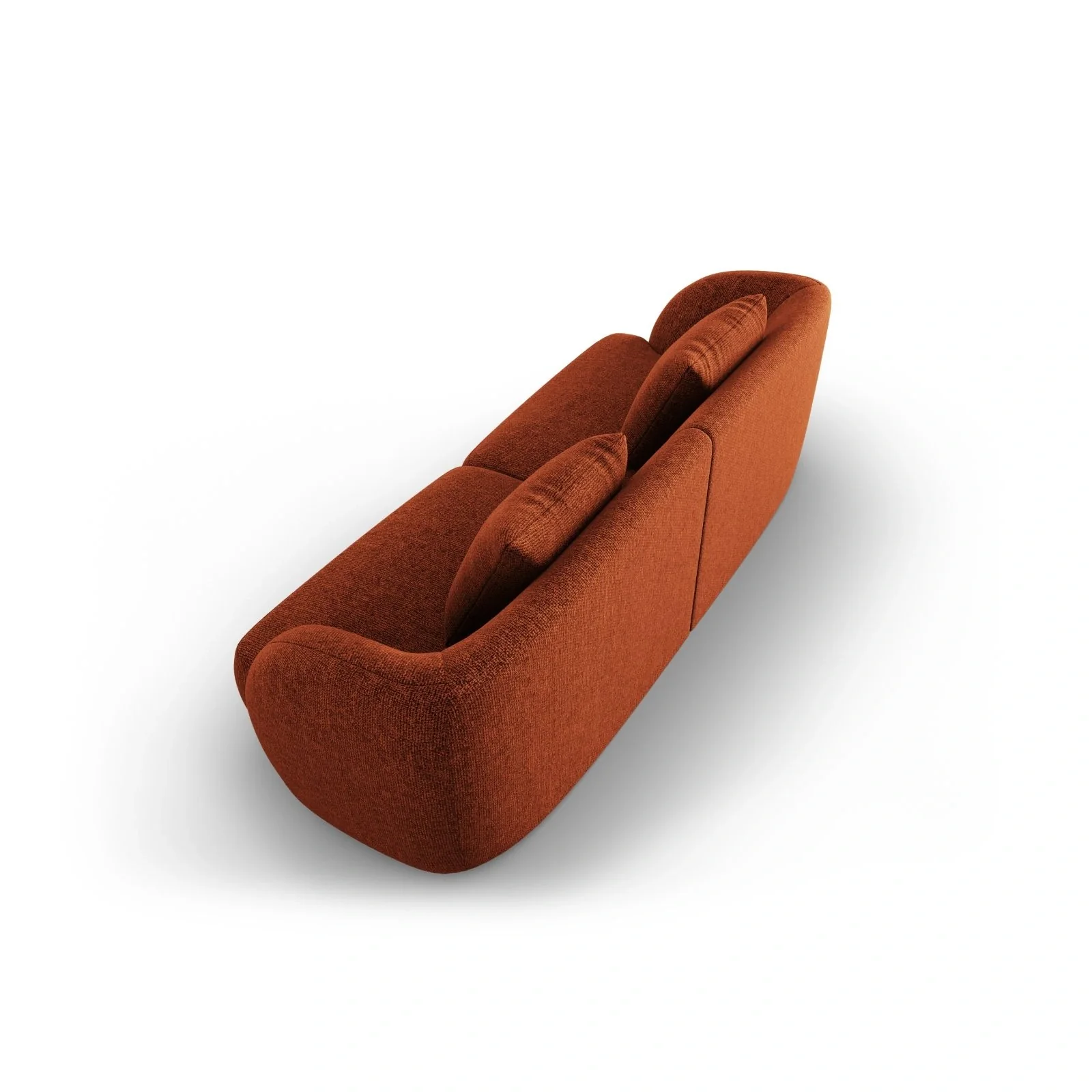 Tulum 2-Sitzer Sofa aus Samt oder Chenille, 180x90x70 cm - Image 14