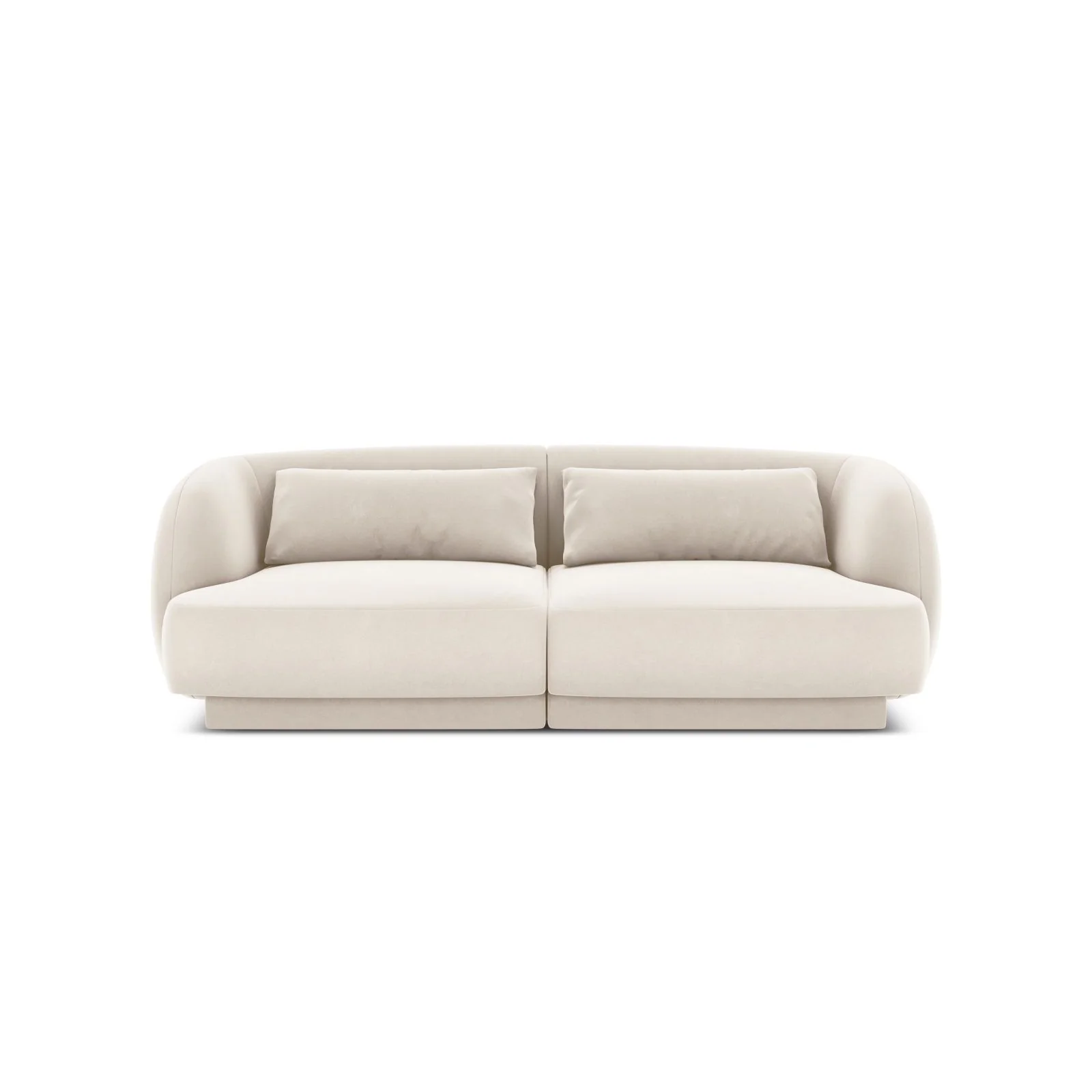 Tulum 2-Sitzer Sofa aus Samt oder Chenille, 180x90x70 cm - Image 36
