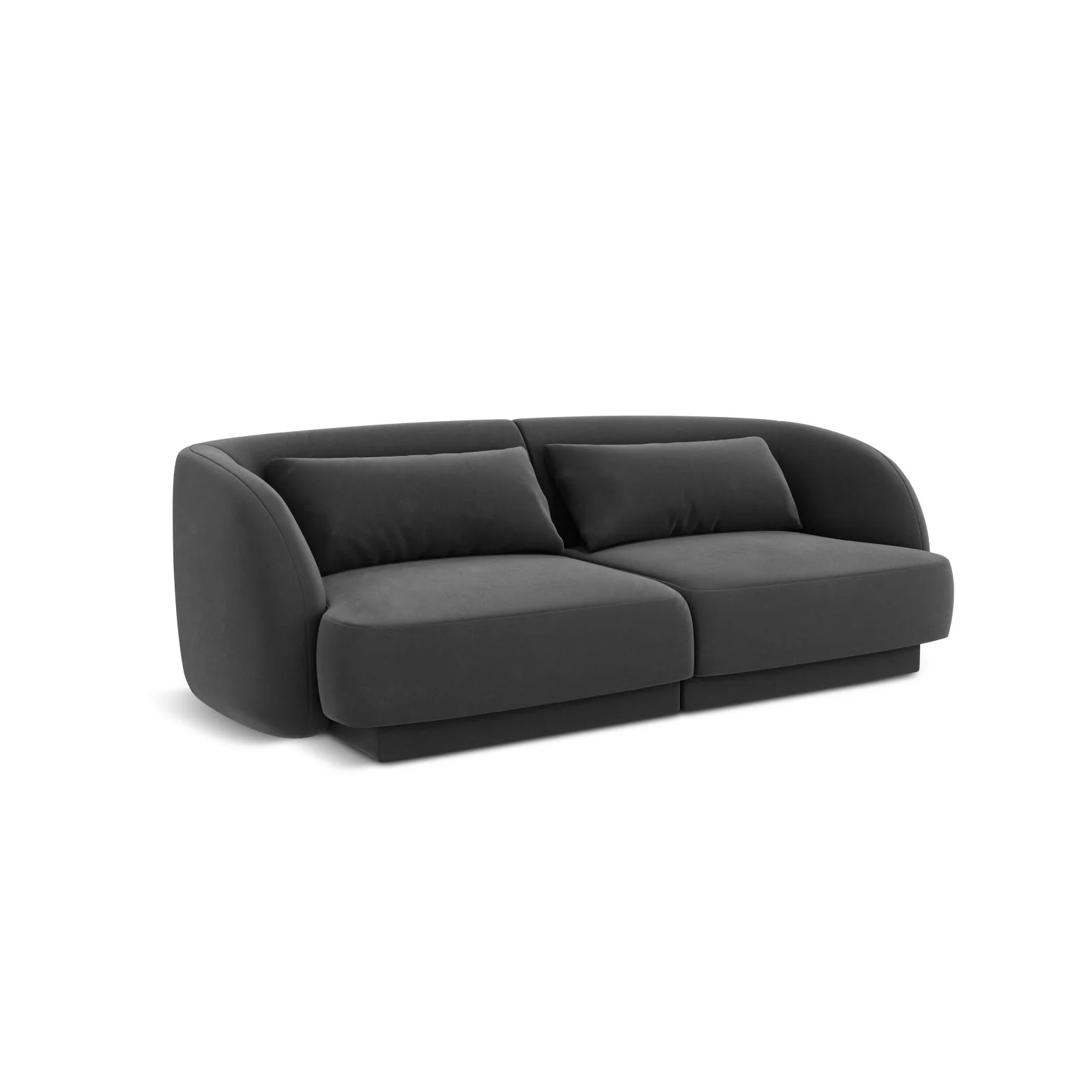 Tulum 2-Sitzer Sofa aus Samt oder Chenille, 180x90x70 cm - Image 56