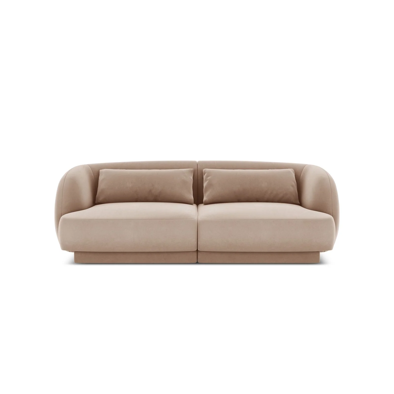 Tulum 2-Sitzer Sofa aus Samt oder Chenille, 180x90x70 cm - Image 66