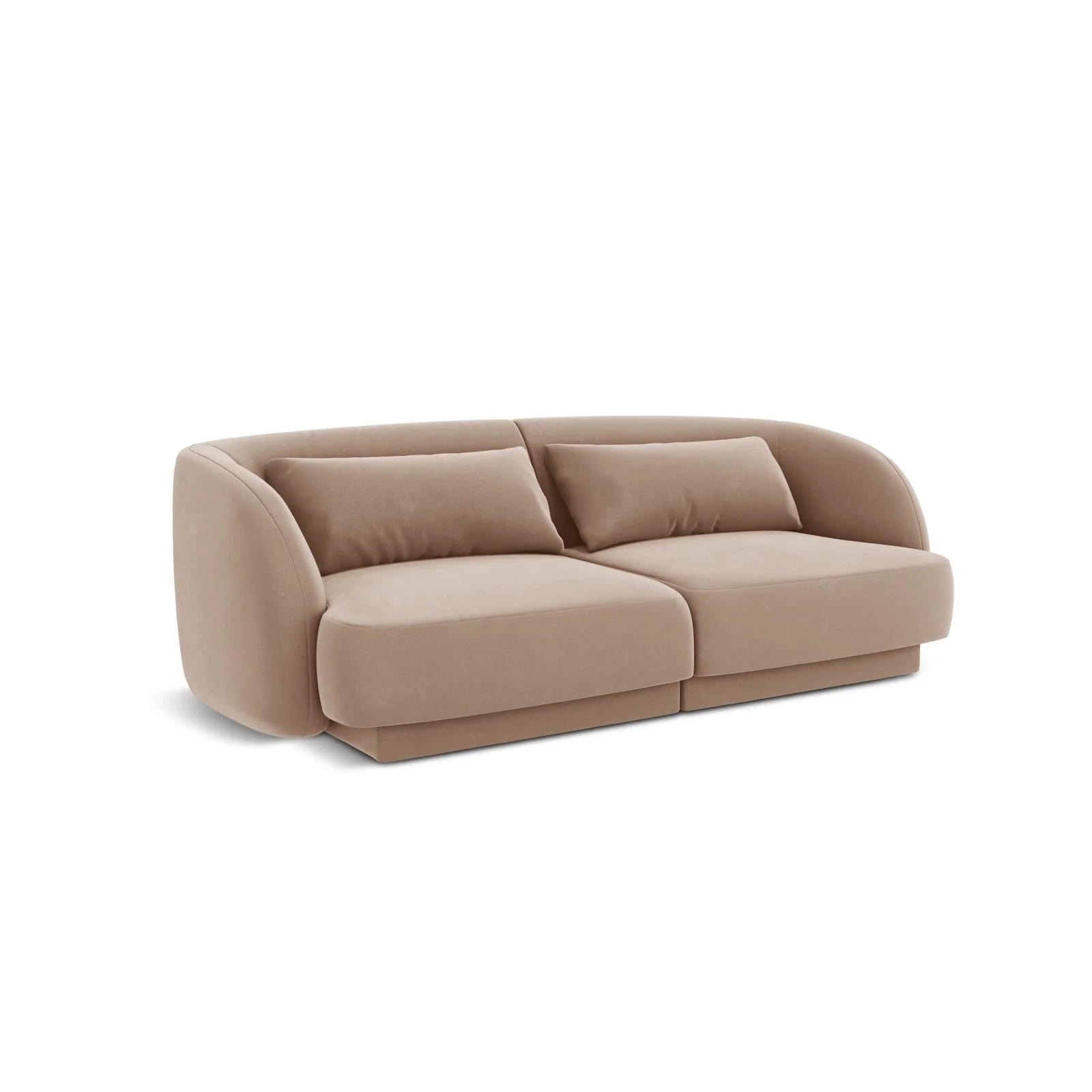 Tulum 2-Sitzer Sofa aus Samt oder Chenille, 180x90x70 cm - Image 68