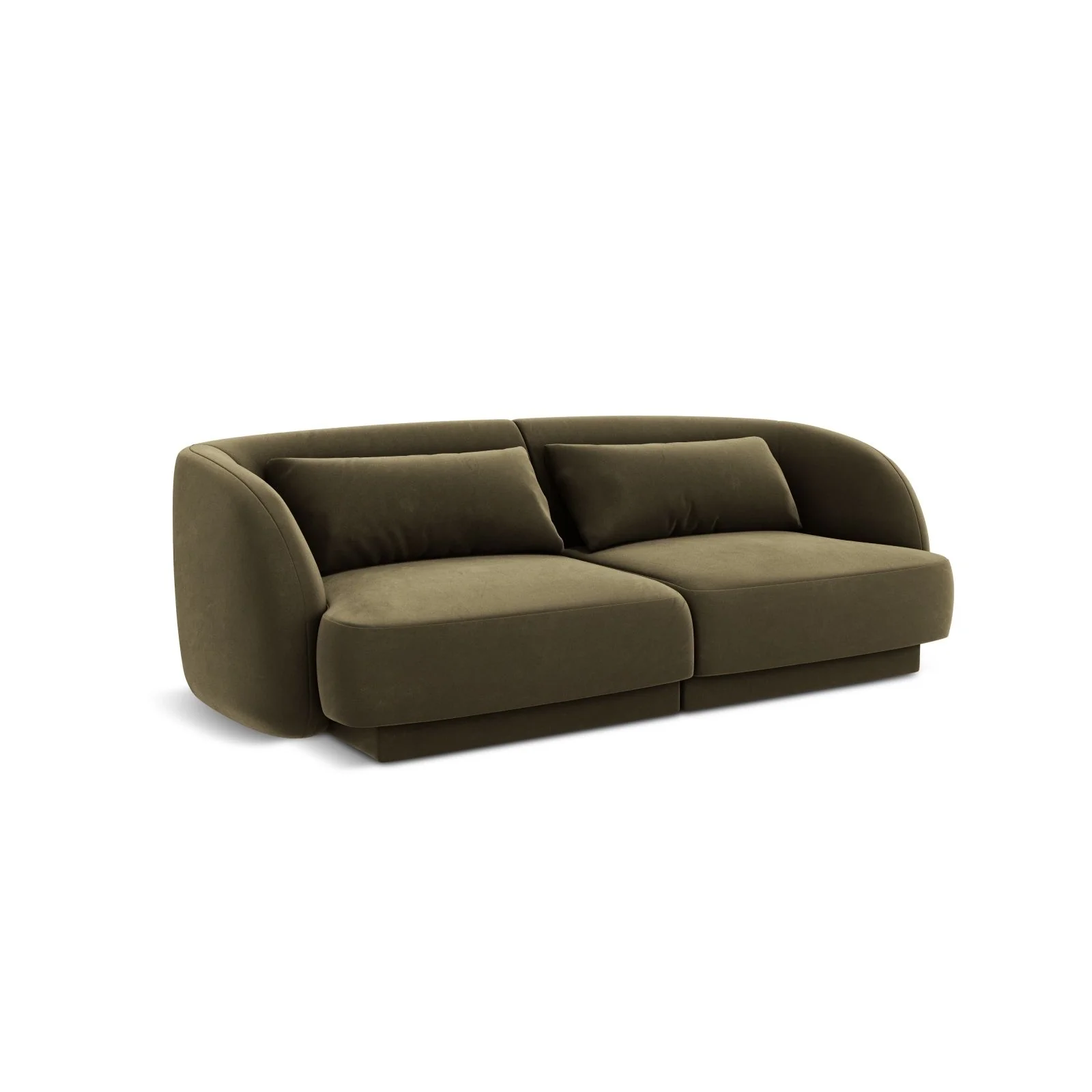 Tulum 2-Sitzer Sofa aus Samt oder Chenille, 180x90x70 cm - Image 80