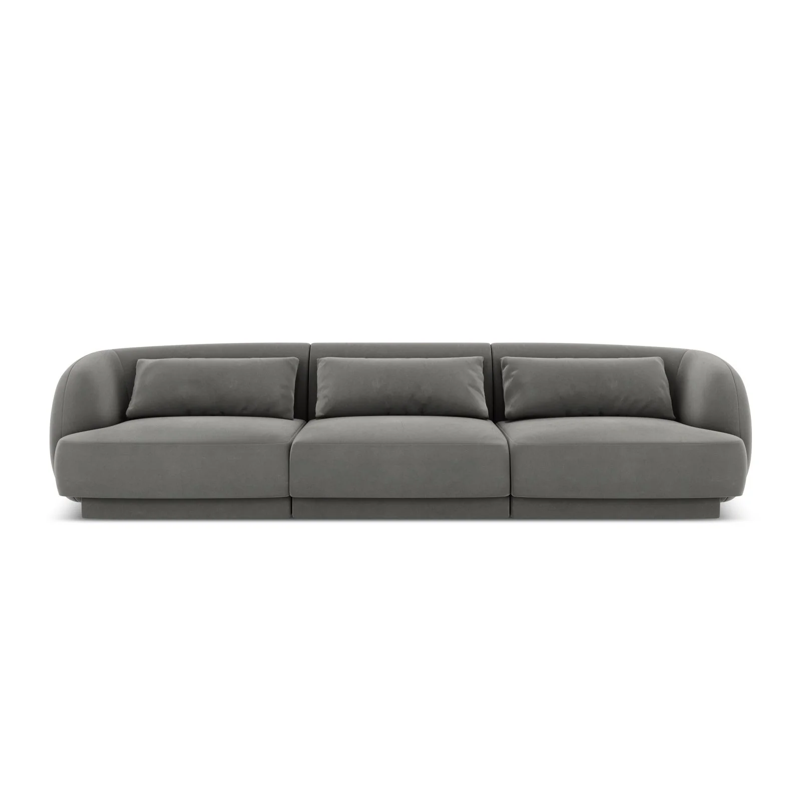 Tulum 3-Sitzer Sofa aus Samt oder Chenille, 255x90x70 cm - Image 48