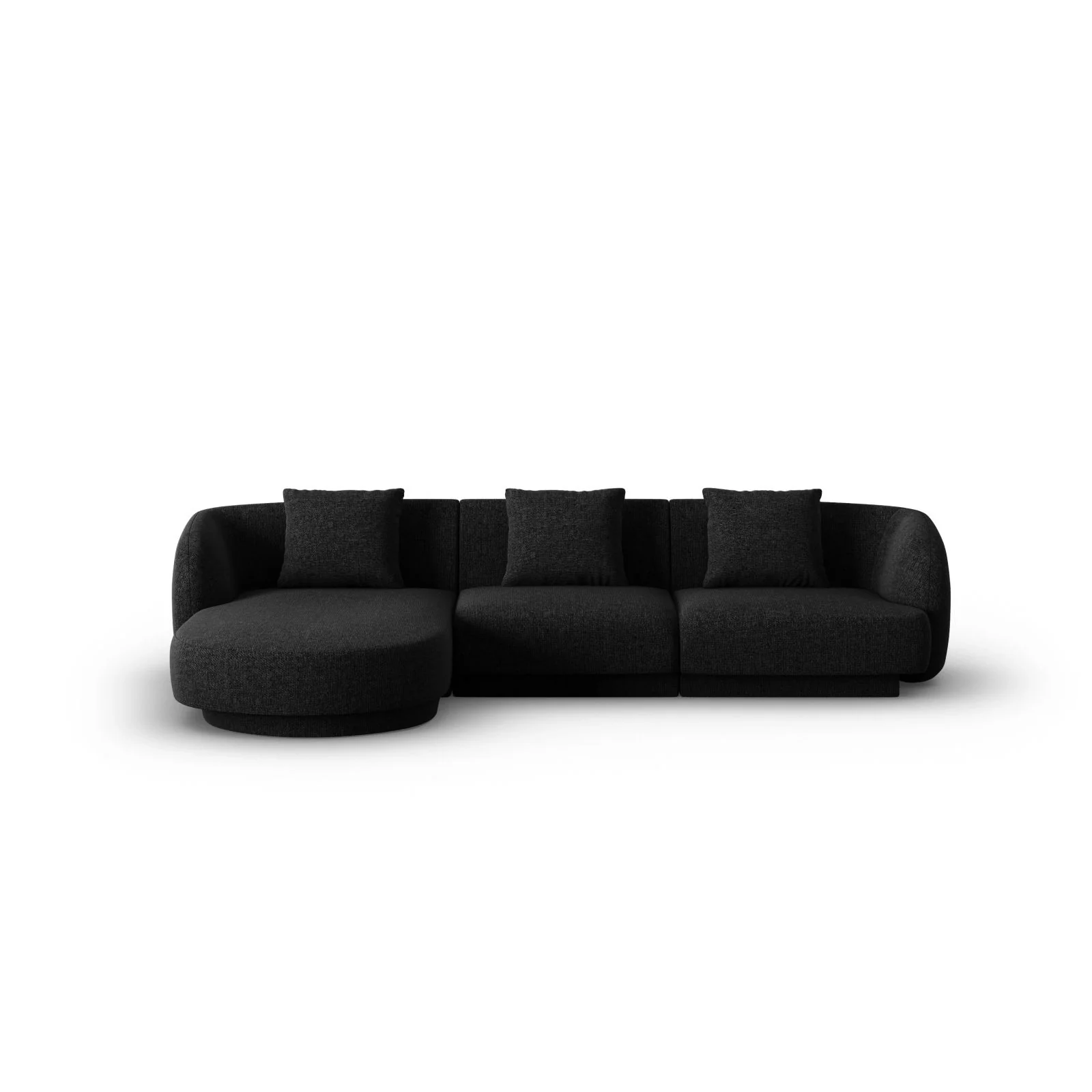 Tulum 4-Sitzer Ecksofa, Linke Seite, aus Samt oder Chenille, 255x156x70 cm - Image 31