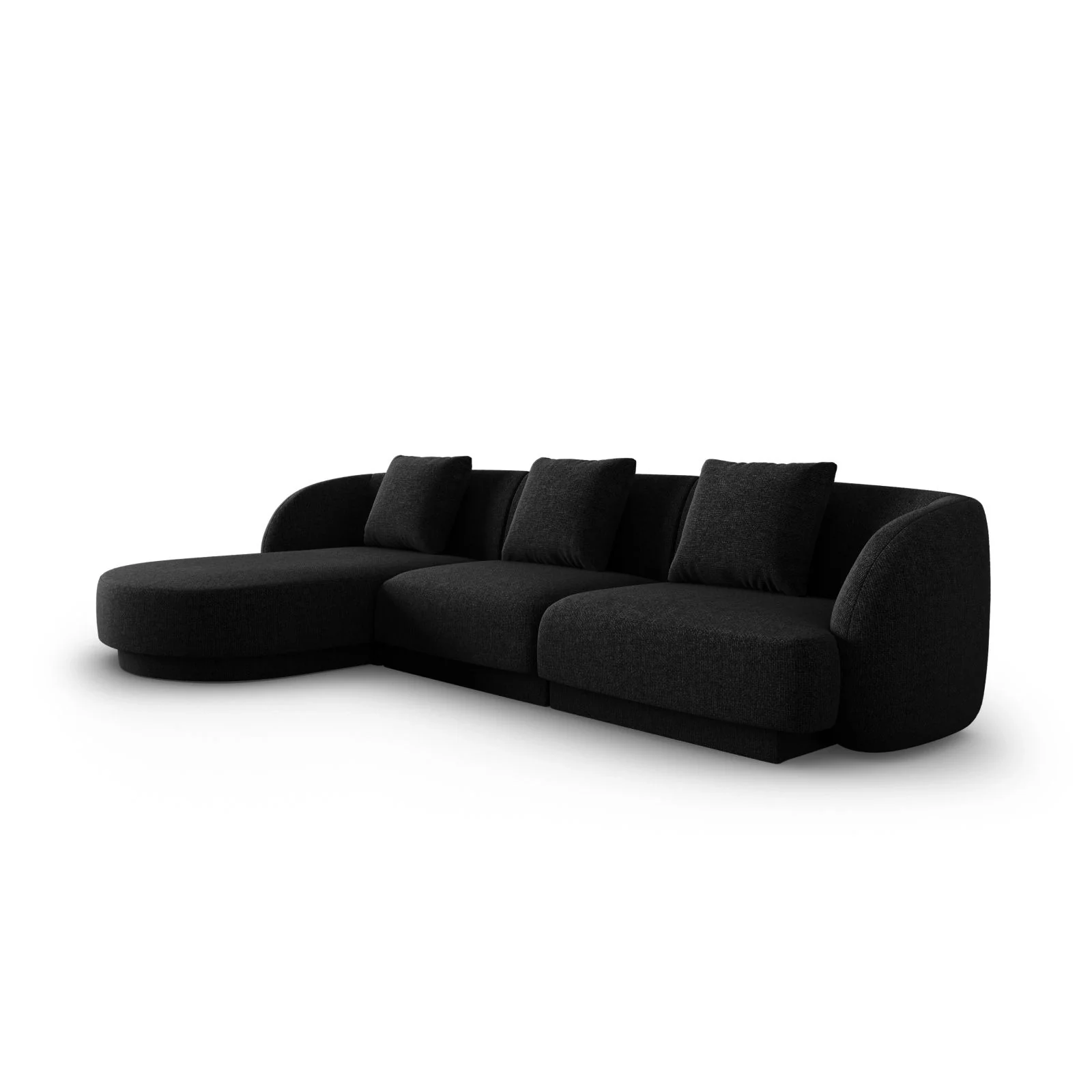 Tulum 4-Sitzer Ecksofa, Linke Seite, aus Samt oder Chenille, 255x156x70 cm - Image 33