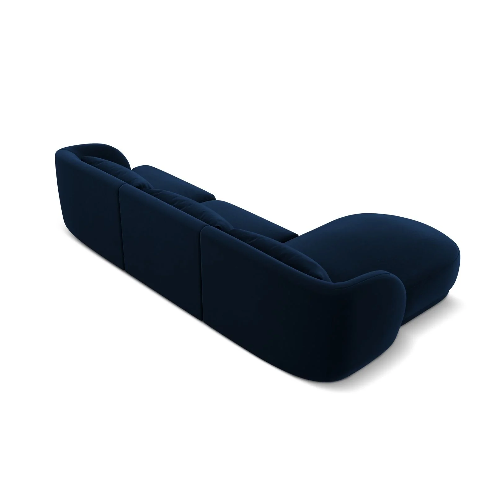 Tulum 4-Sitzer Ecksofa, Linke Seite, aus Samt oder Chenille, 255x156x70 cm - Image 46