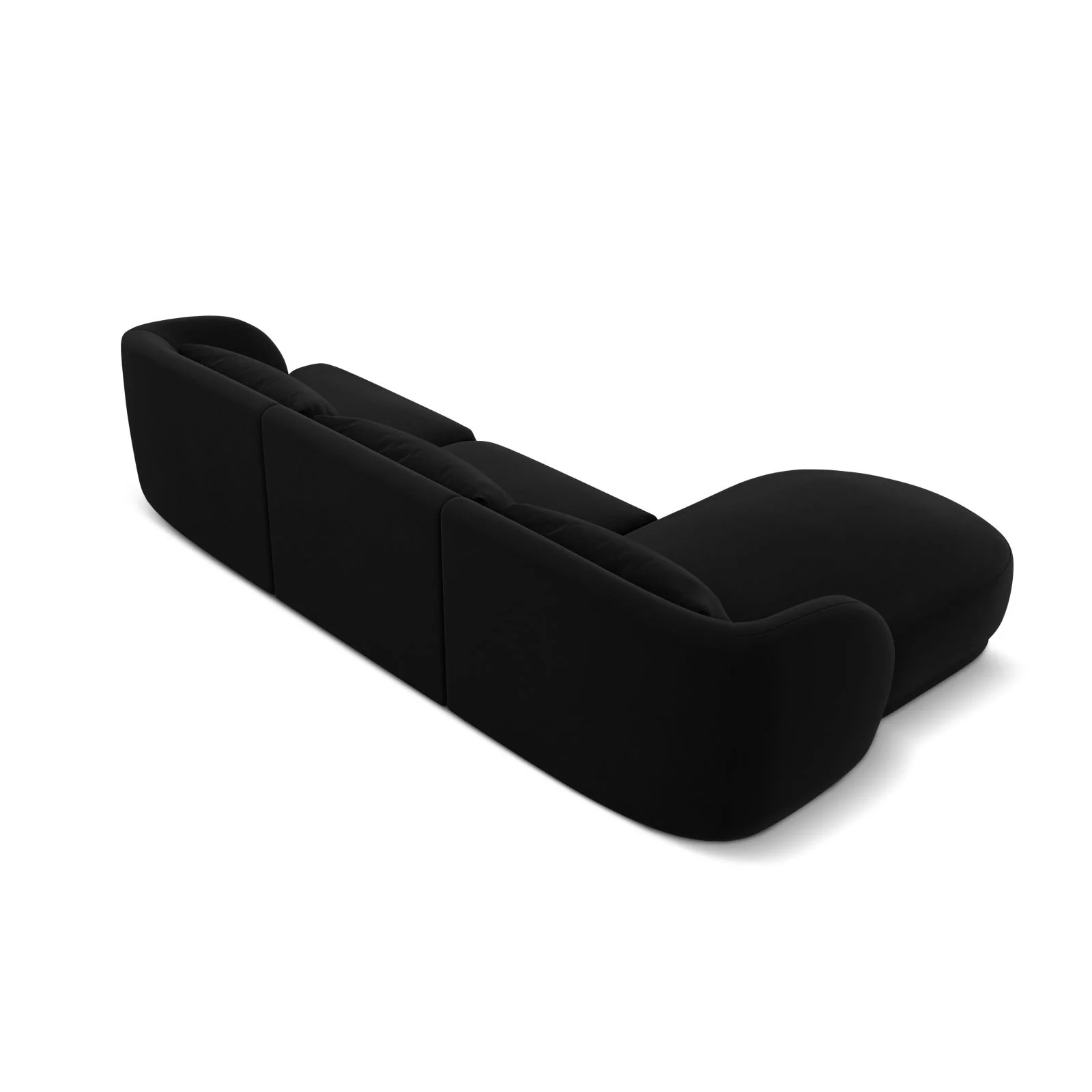 Tulum 4-Sitzer Ecksofa, Linke Seite, aus Samt oder Chenille, 255x156x70 cm - Image 64