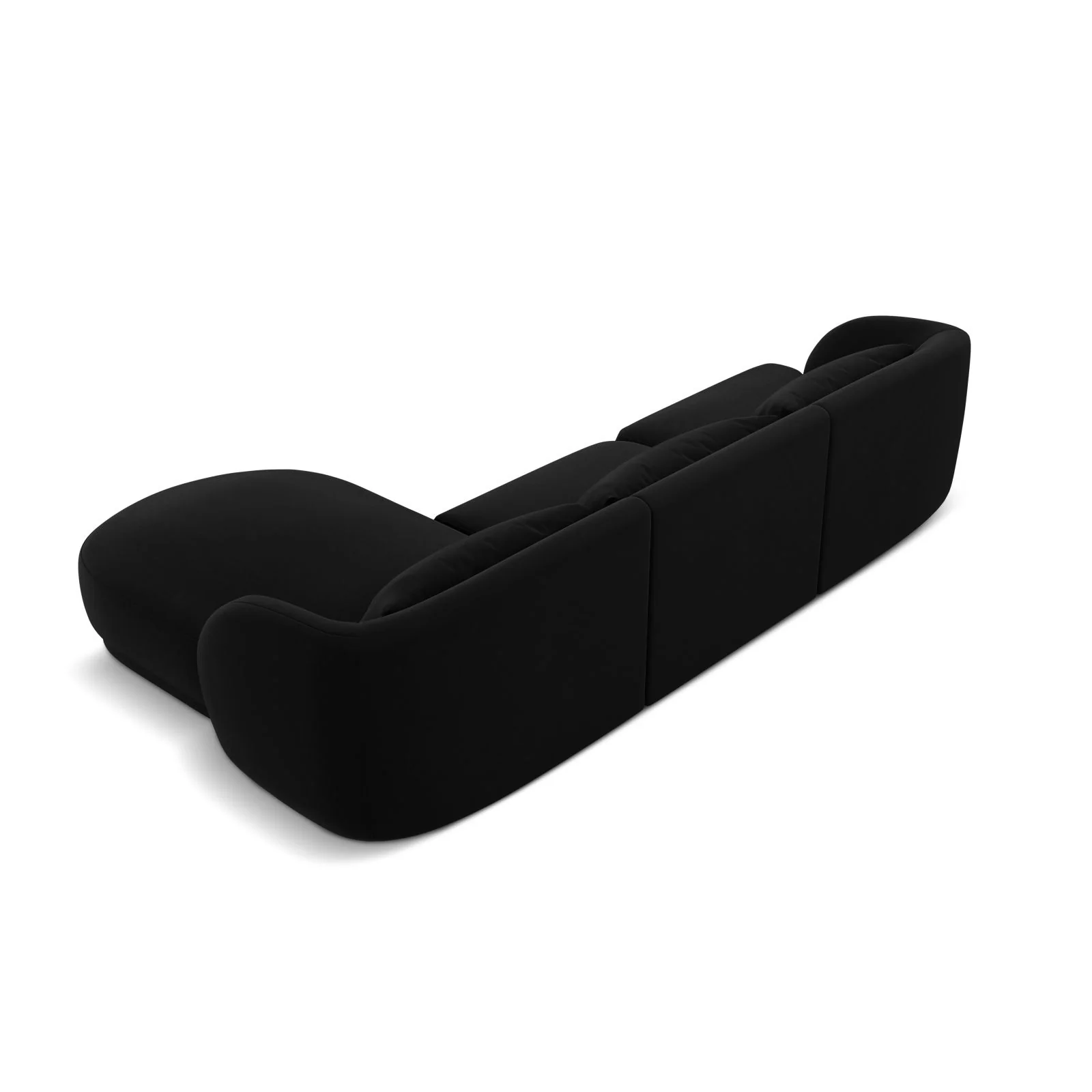 Tulum 4-Sitzer Ecksofa, Rechte Seite, aus Samt oder Chenille, 255x156x70 cm - Image 64