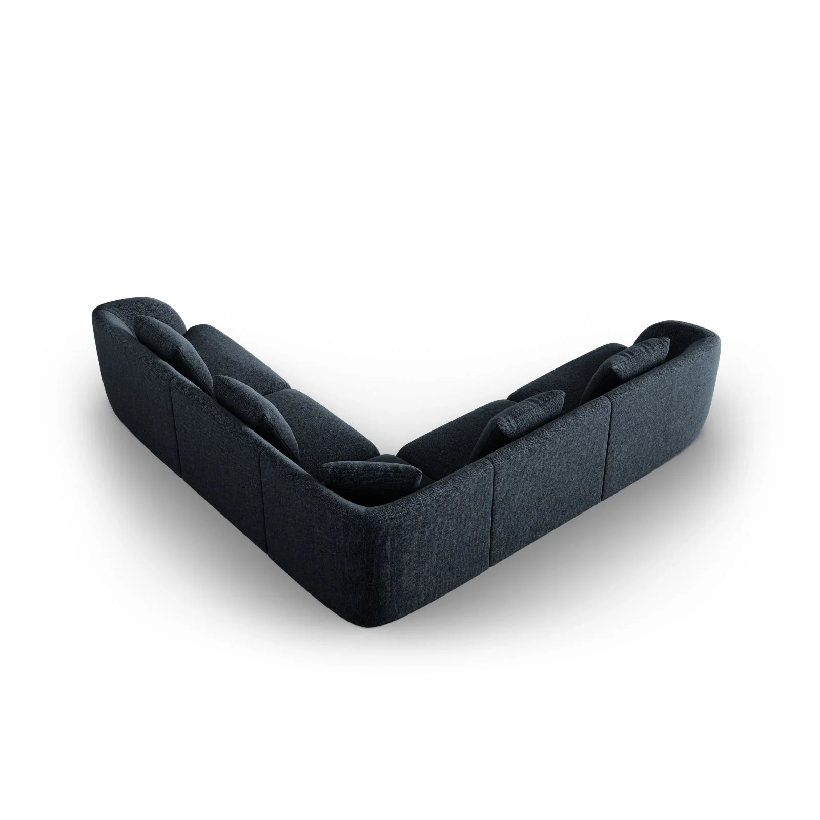 Tulum 5-Sitzer Ecksofa, Symmetrisch, aus Samt oder Chenille, 255x255 cm - Image 19