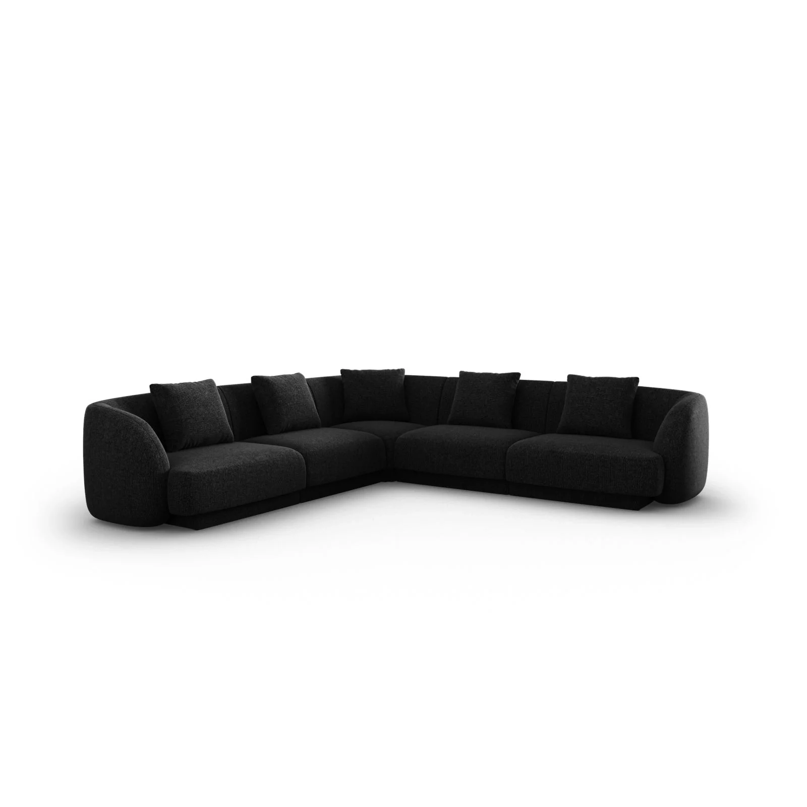 Tulum 5-Sitzer Ecksofa, Symmetrisch, aus Samt oder Chenille, 255x255 cm - Image 31