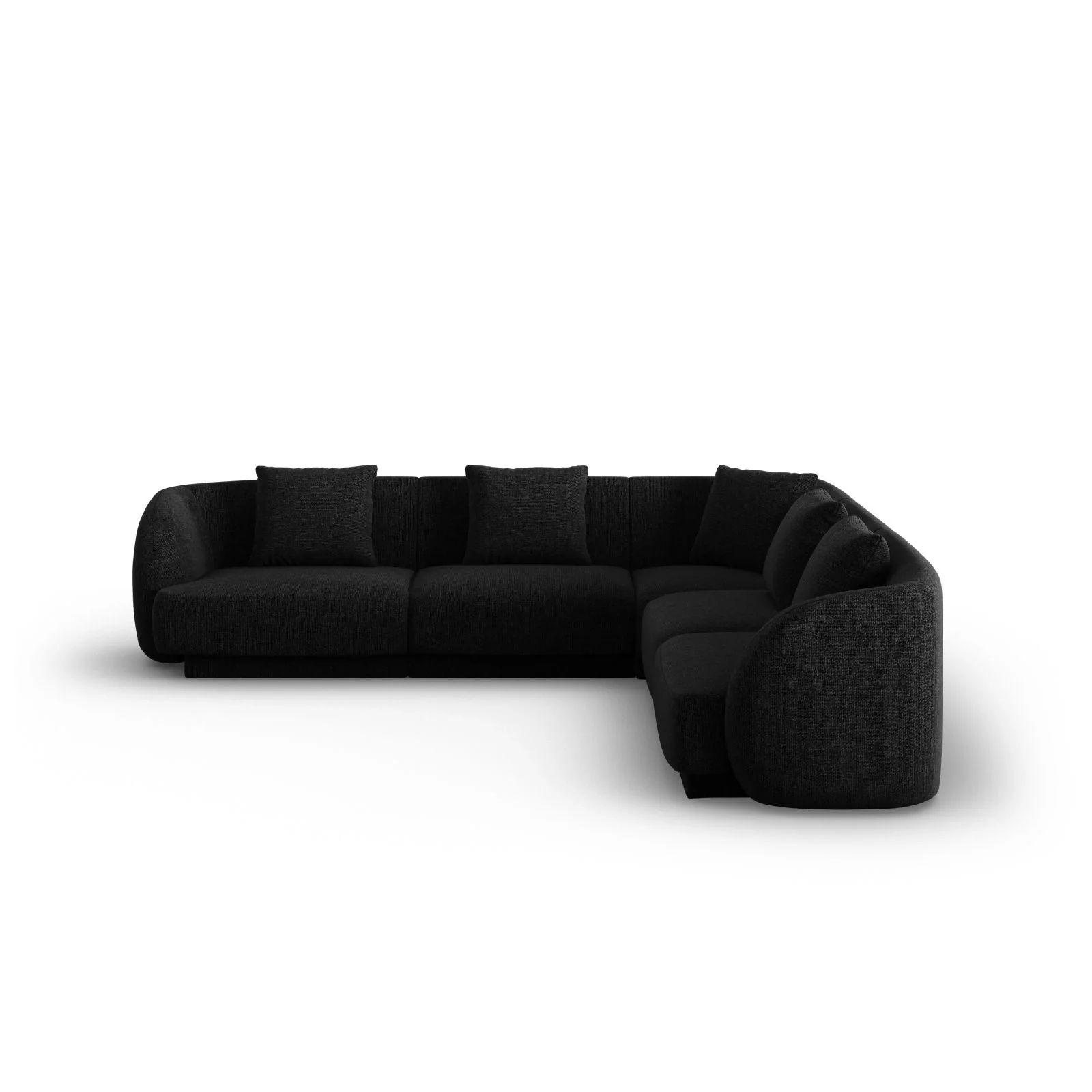 Tulum 5-Sitzer Ecksofa, Symmetrisch, aus Samt oder Chenille, 255x255 cm - Image 33