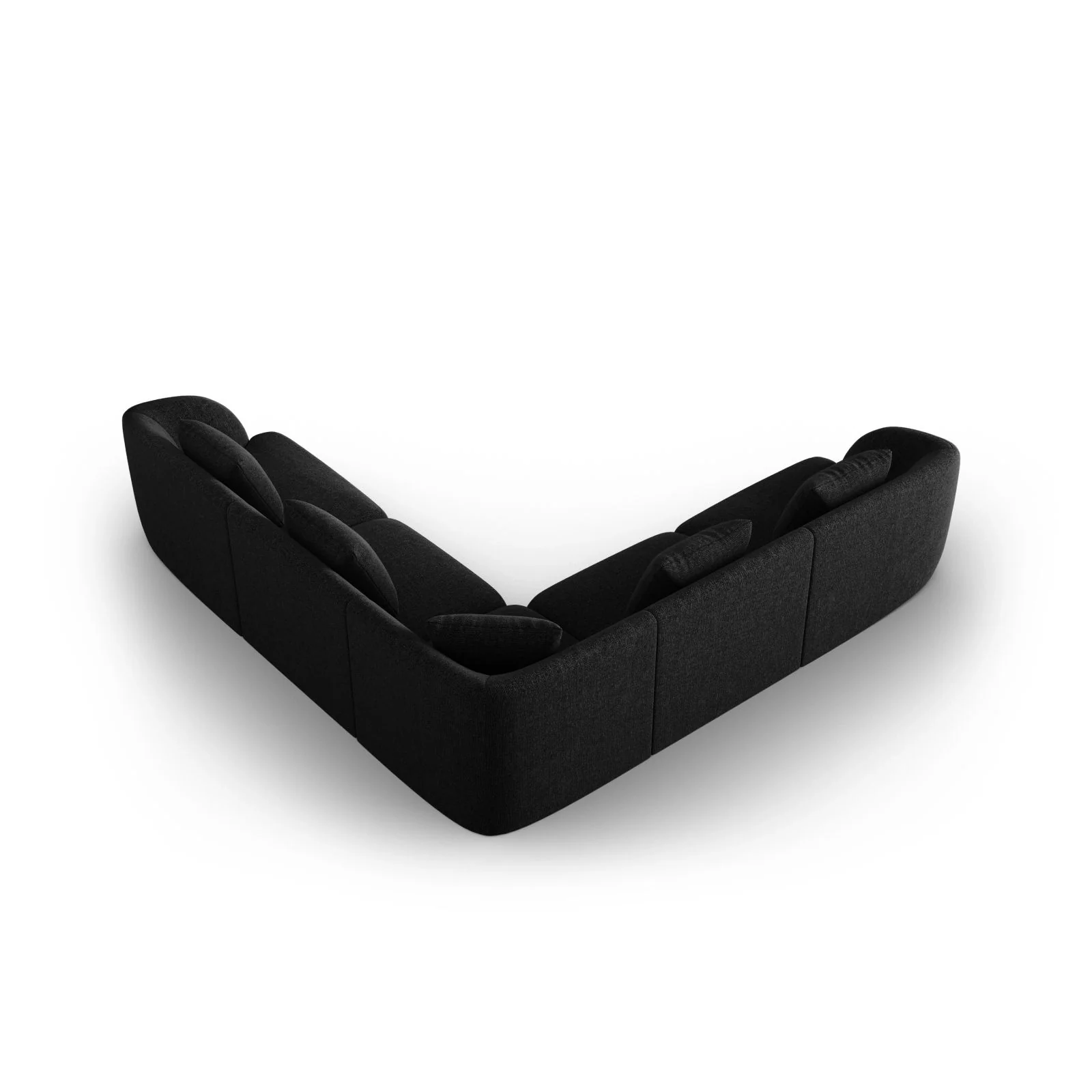 Tulum 5-Sitzer Ecksofa, Symmetrisch, aus Samt oder Chenille, 255x255 cm - Image 34
